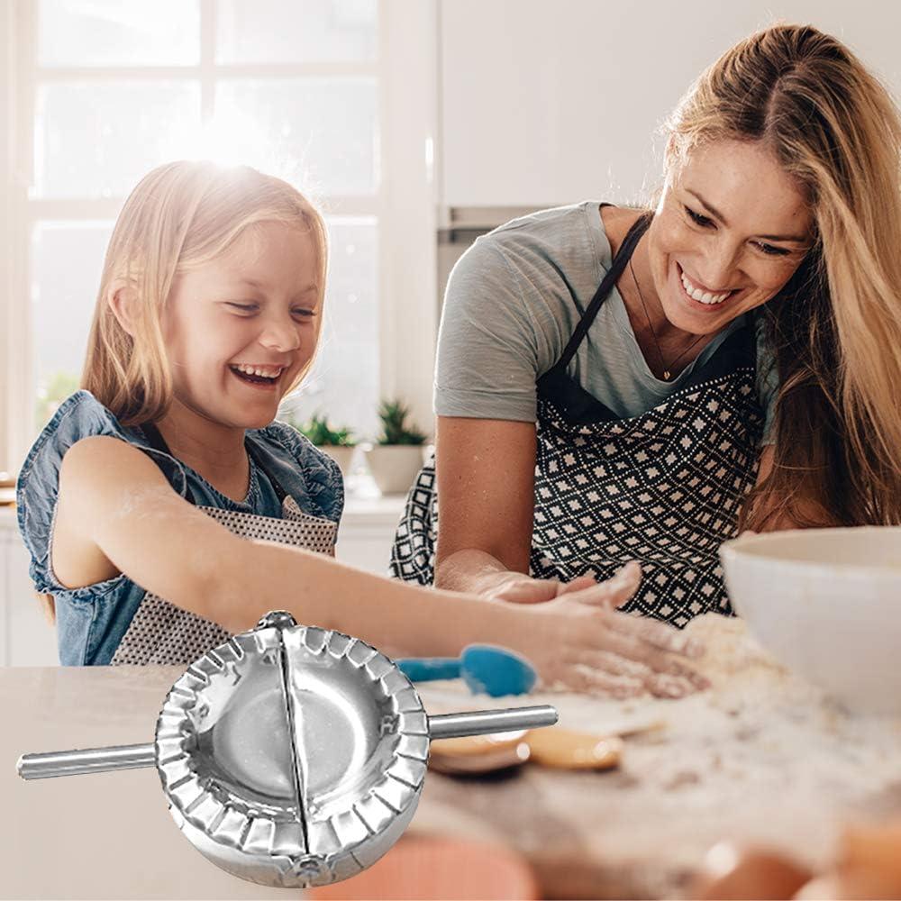 Prensa de Empanada COTEY 15 cm Acero Inoxidable 2-en-1