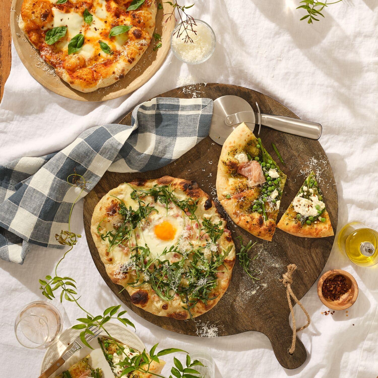 Rueda de Pizza OXO Acero Inoxidable 10 cm con Protector