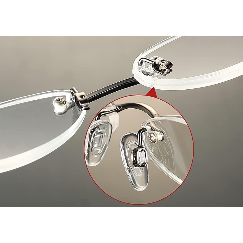 Almohadillas de nariz BEHLINE 5 pares silicona 15 mm anti-deslizantes