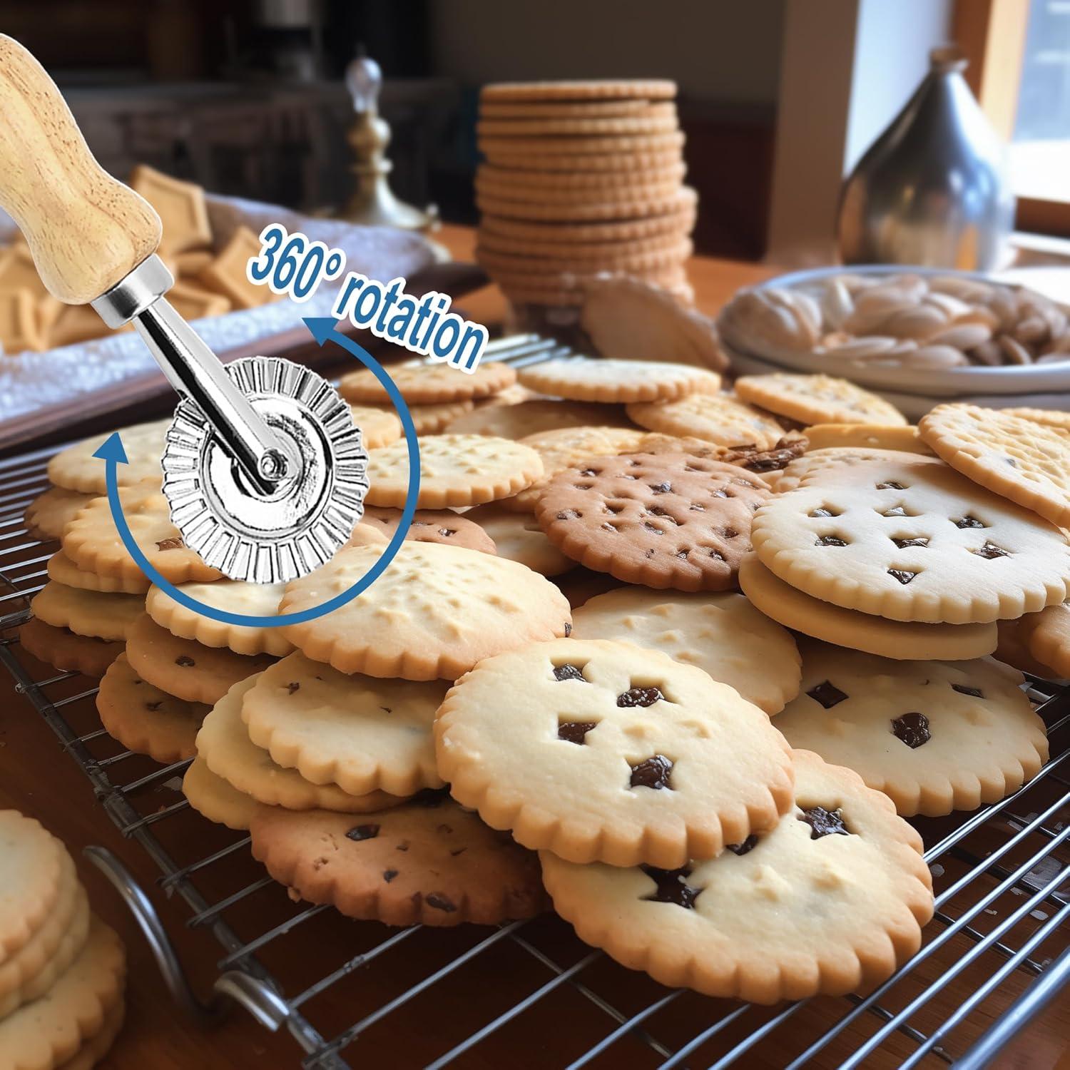 Cortador de Rueda de Pastelería KOCNYDEY 1.3" (3.30 cm)