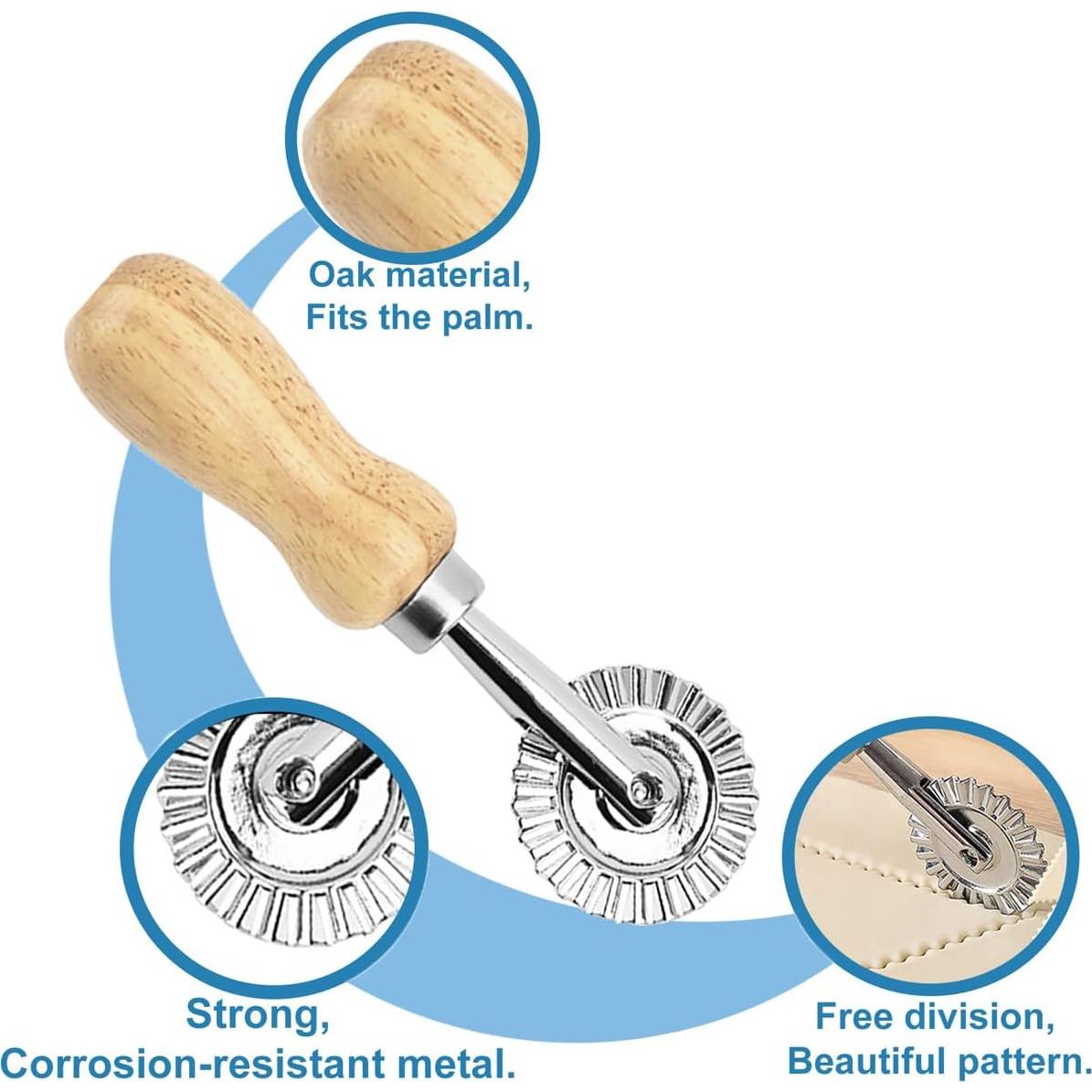 Cortador de Rueda de Pastelería KOCNYDEY 1.3" (3.30 cm)