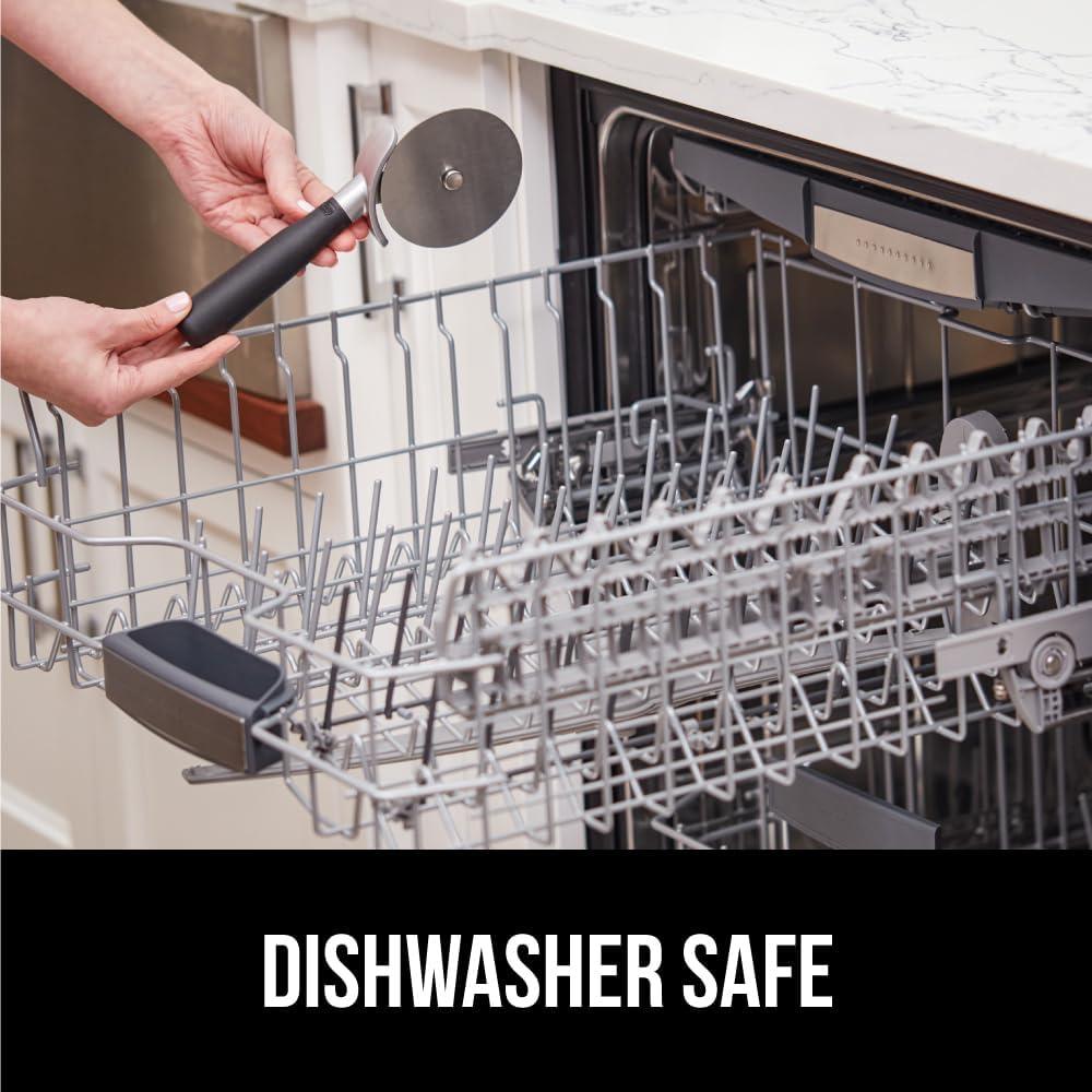 Cortador de Pizza GORILLA GRIP 22,86 cm Acero Inoxidable Negro