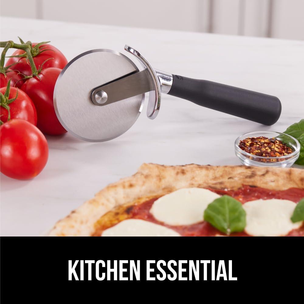 Cortador de Pizza GORILLA GRIP 22,86 cm Acero Inoxidable Negro