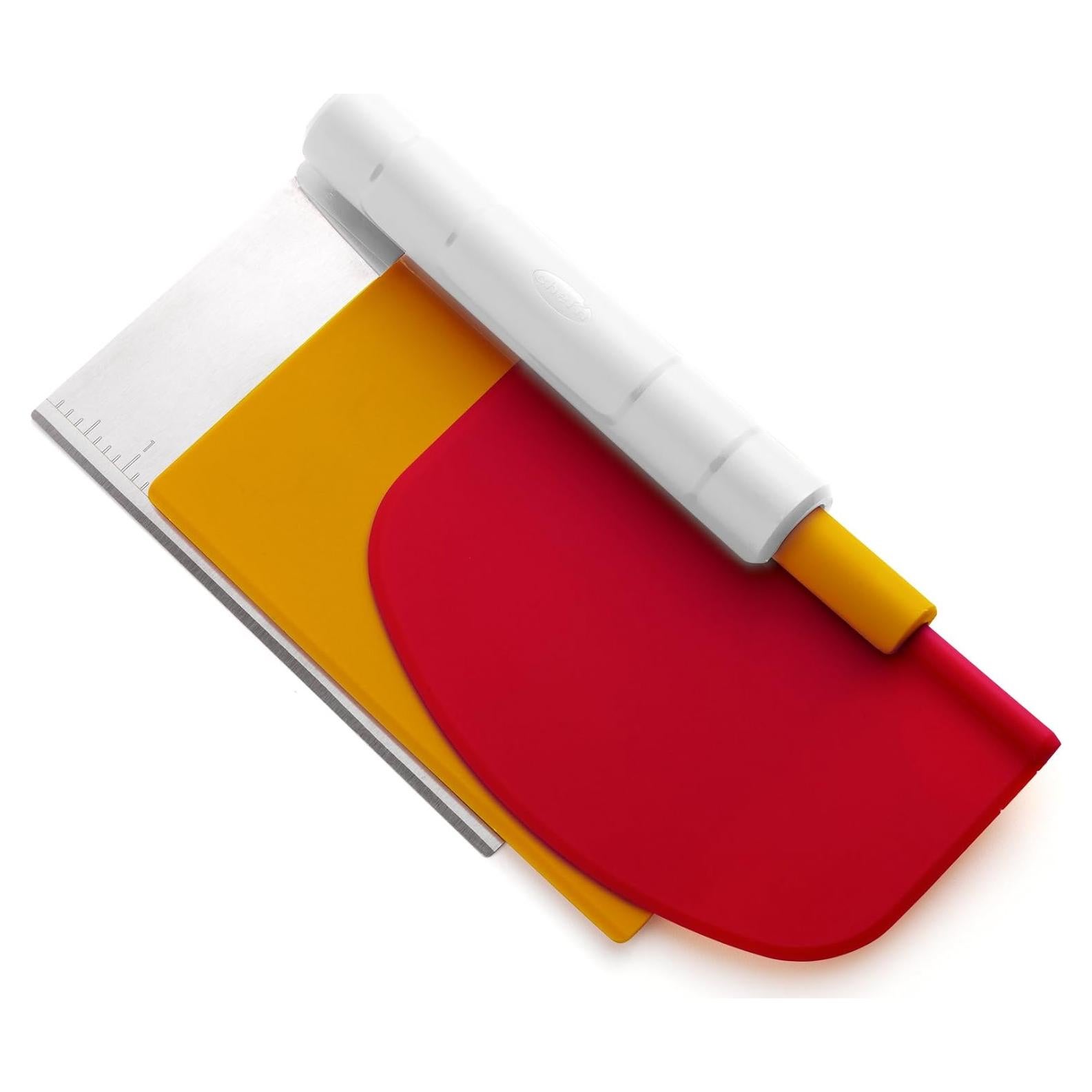 Raspador de Banco Chef'n - Juego de 3 Piezas de Acero y Plástico