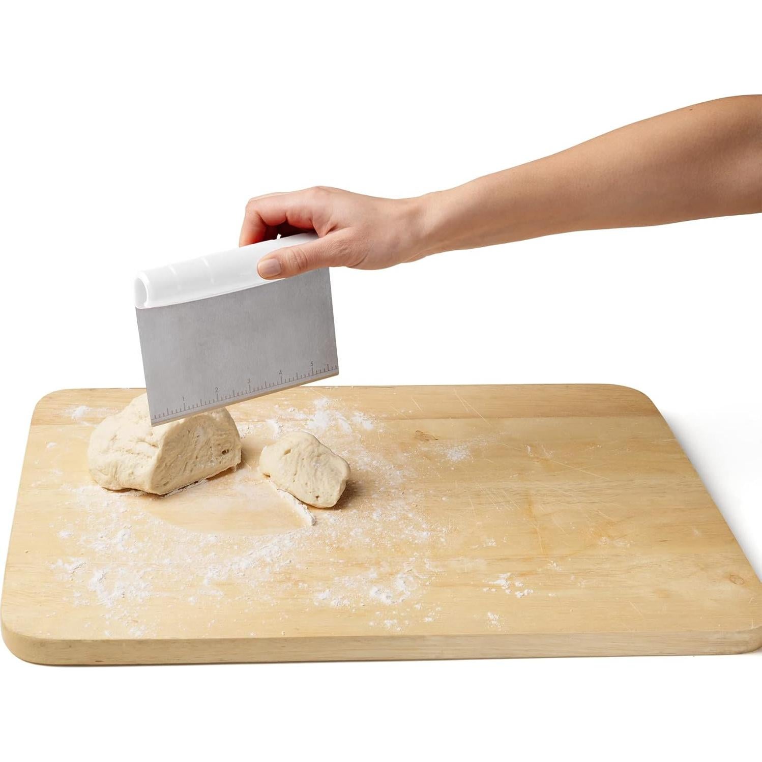 Raspador de Banco Chef'n - Juego de 3 Piezas de Acero y Plástico