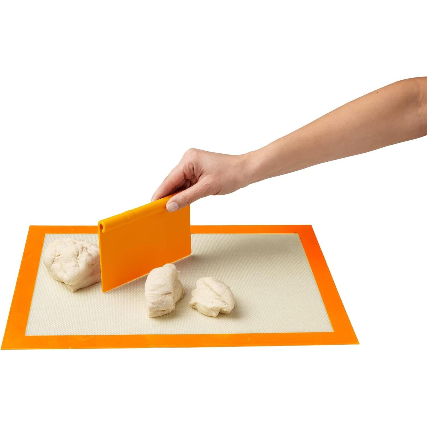 Raspador de Banco Chef'n - Juego de 3 Piezas de Acero y Plástico