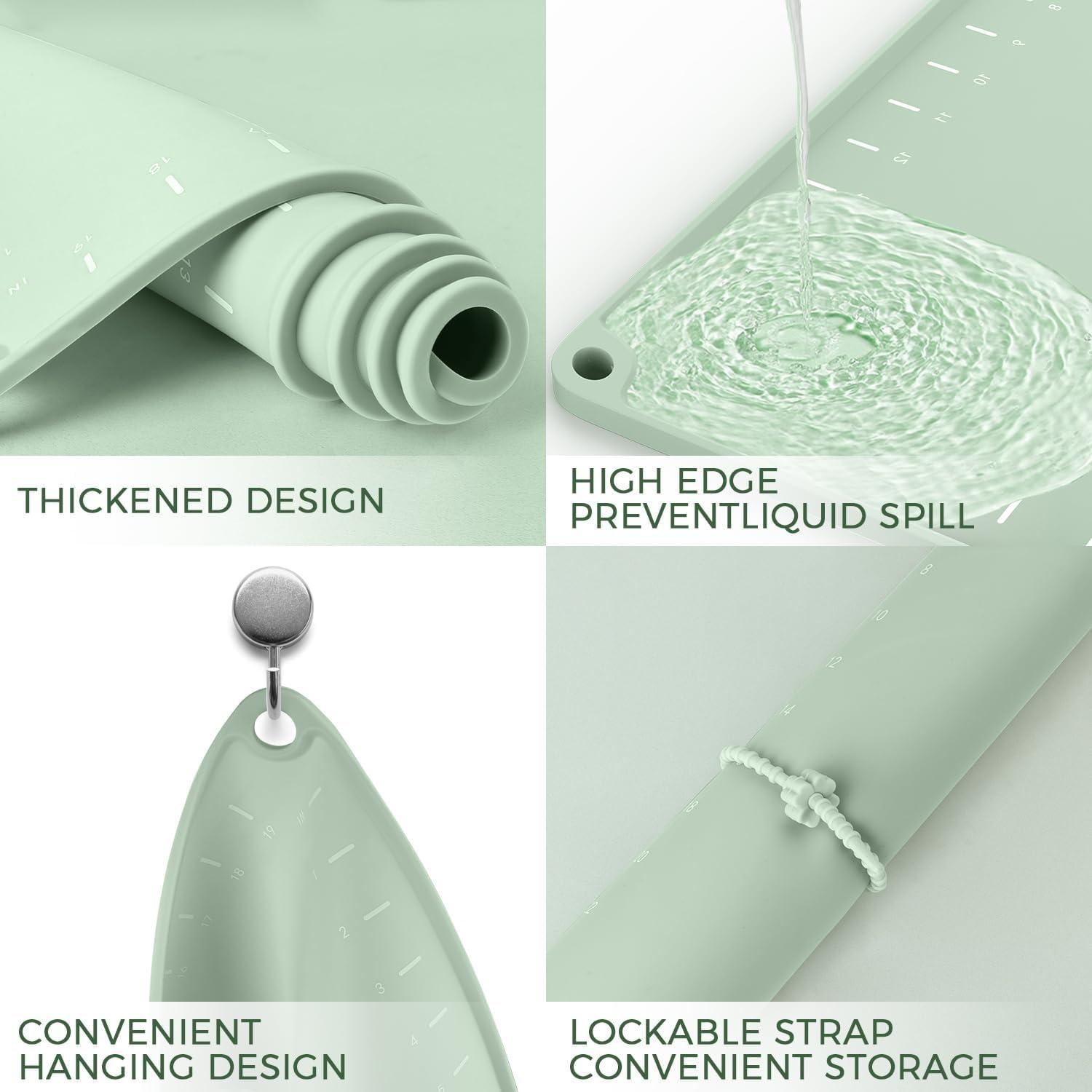 Alfombrilla de Hornear Silicona Volikos 71x50 cm Antiadherente