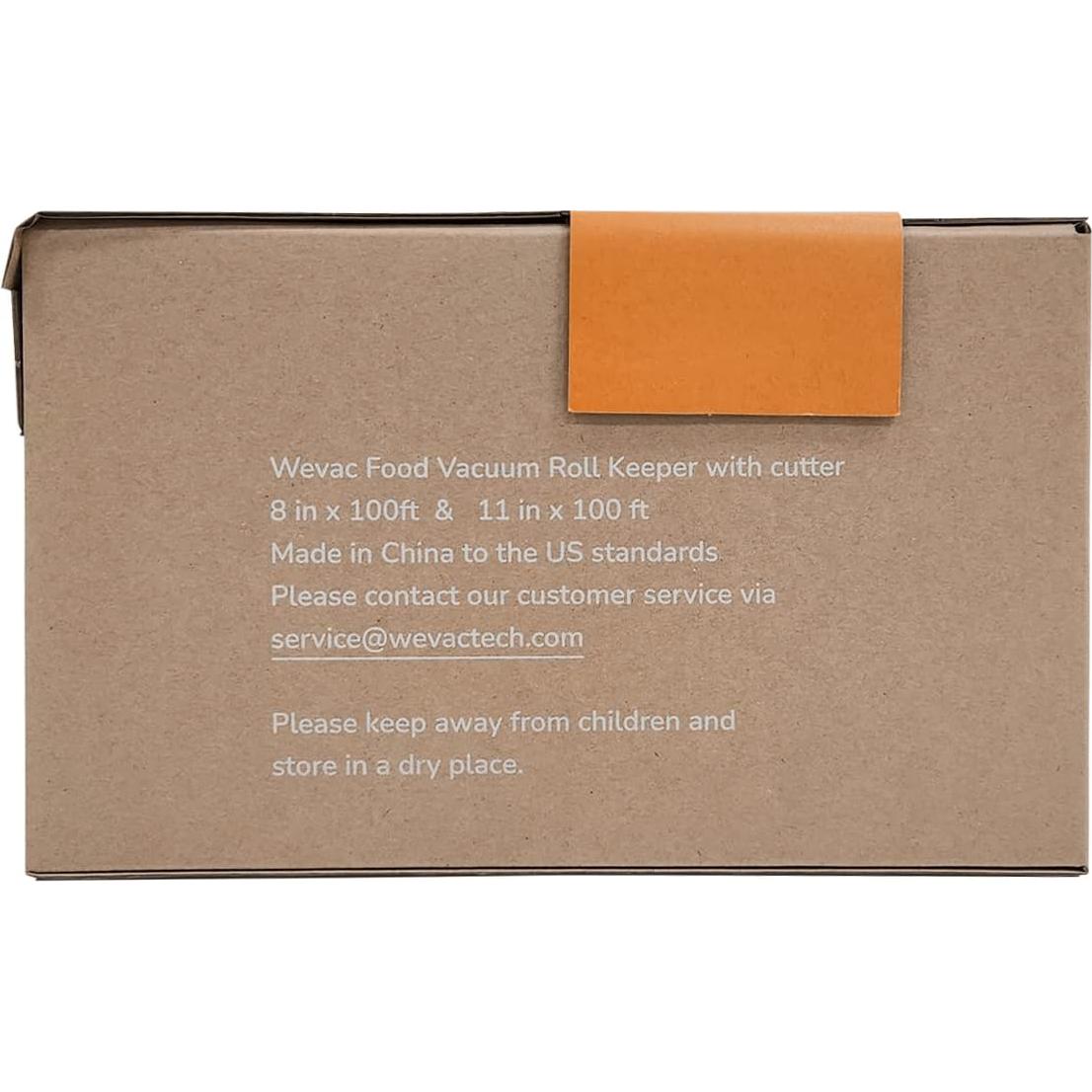 Rollos de Sellado al Vacío Wevac 20,32cm y 27,94cm 2 Pzas