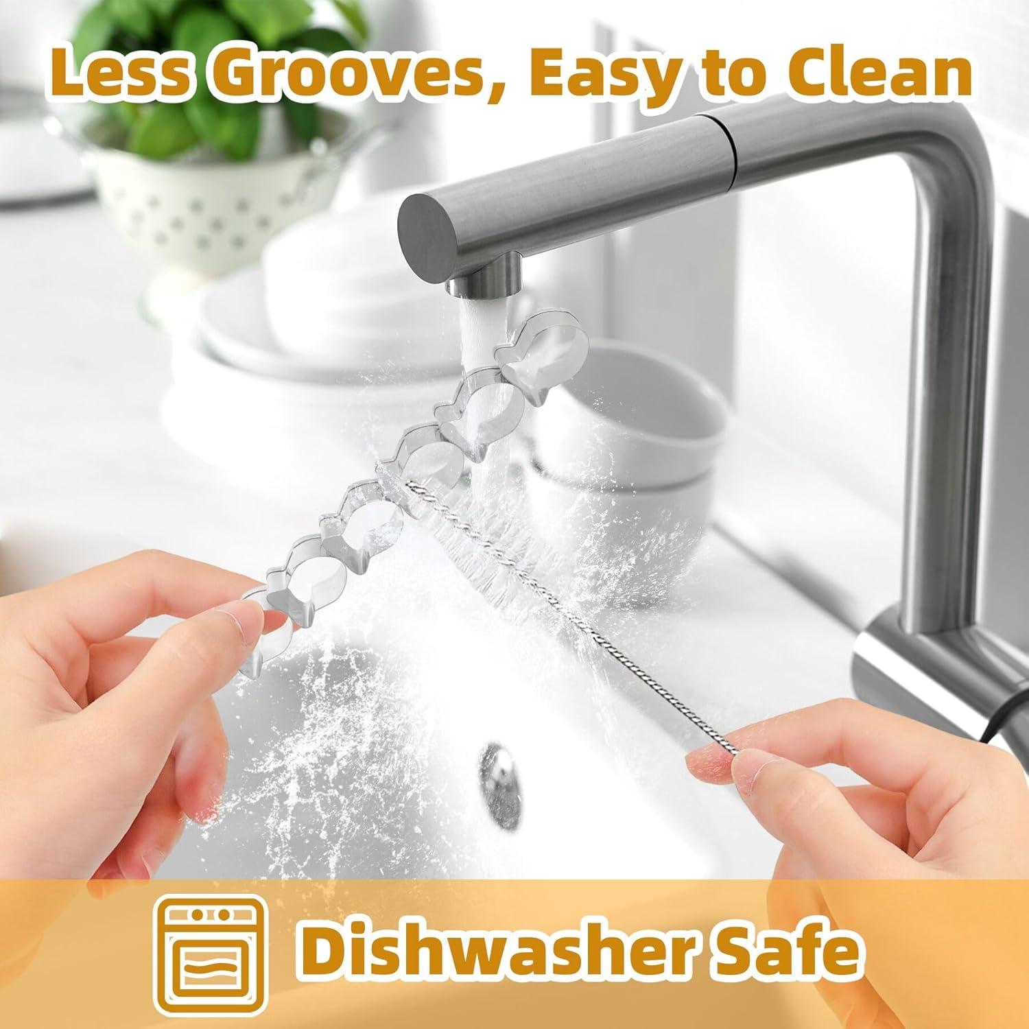 Cortadores de Galletas en Forma de Pez Dorado SEVENKA 3 Pzas