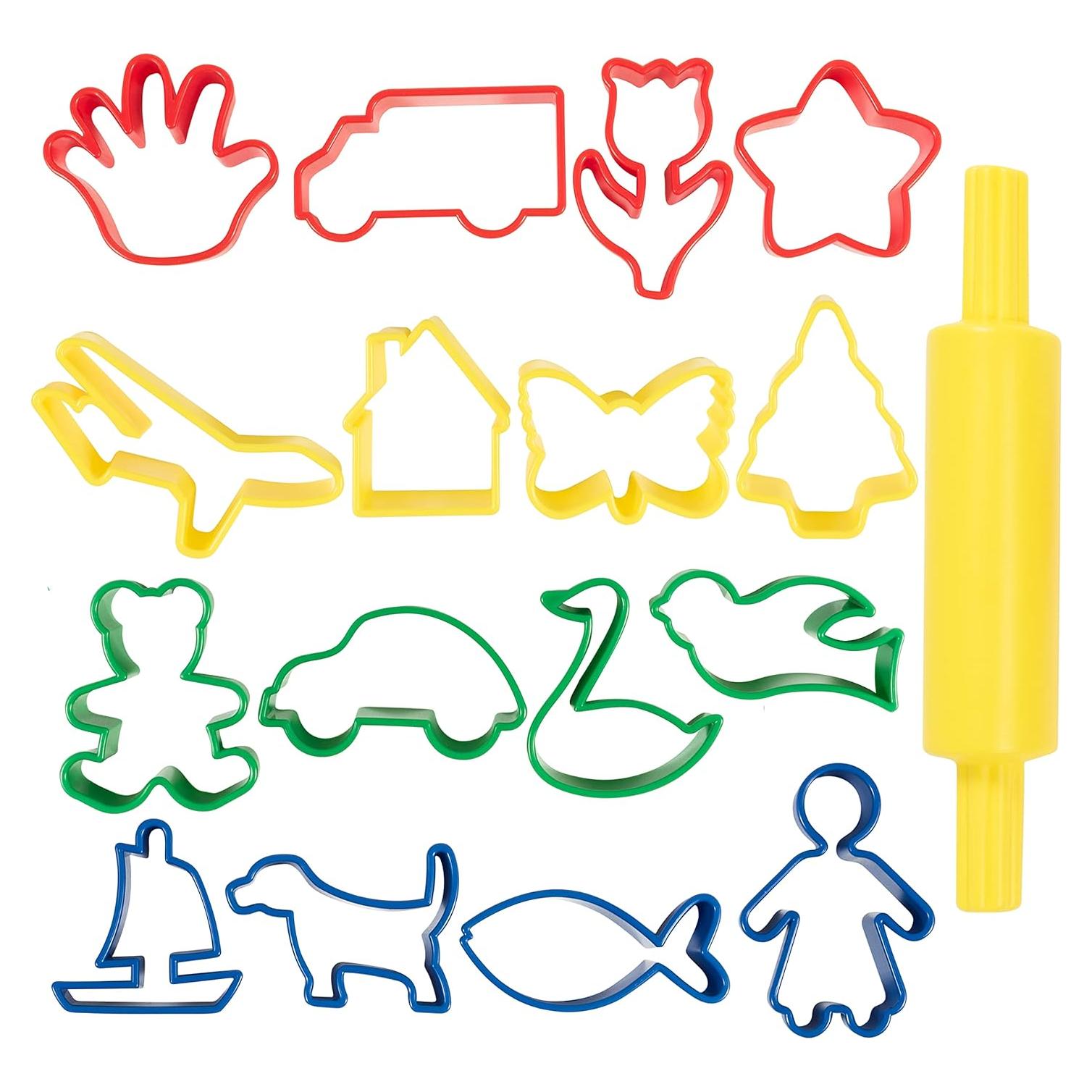 Juego de Rodillo y Cortadores de Masa LISTO PARA APRENDER