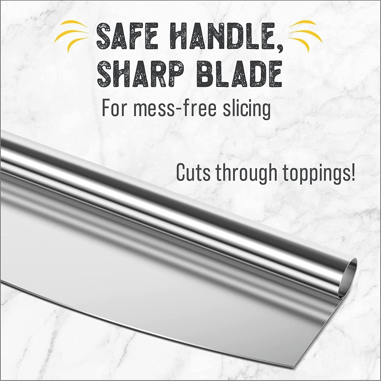 Juego de Cortador de Pizza Checkered Chef - Paleta y Tapete