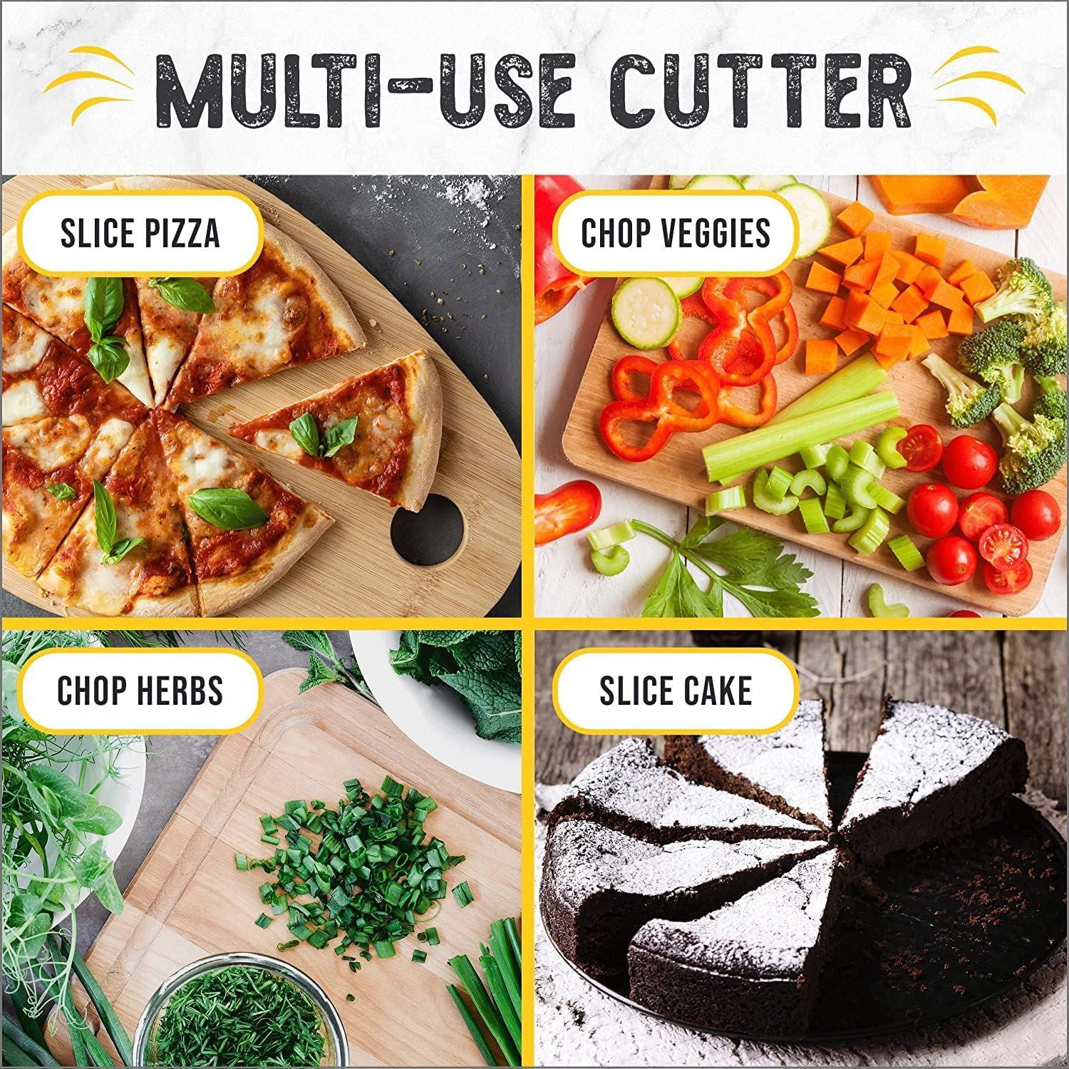 Juego de Cortador de Pizza Checkered Chef - Paleta y Tapete