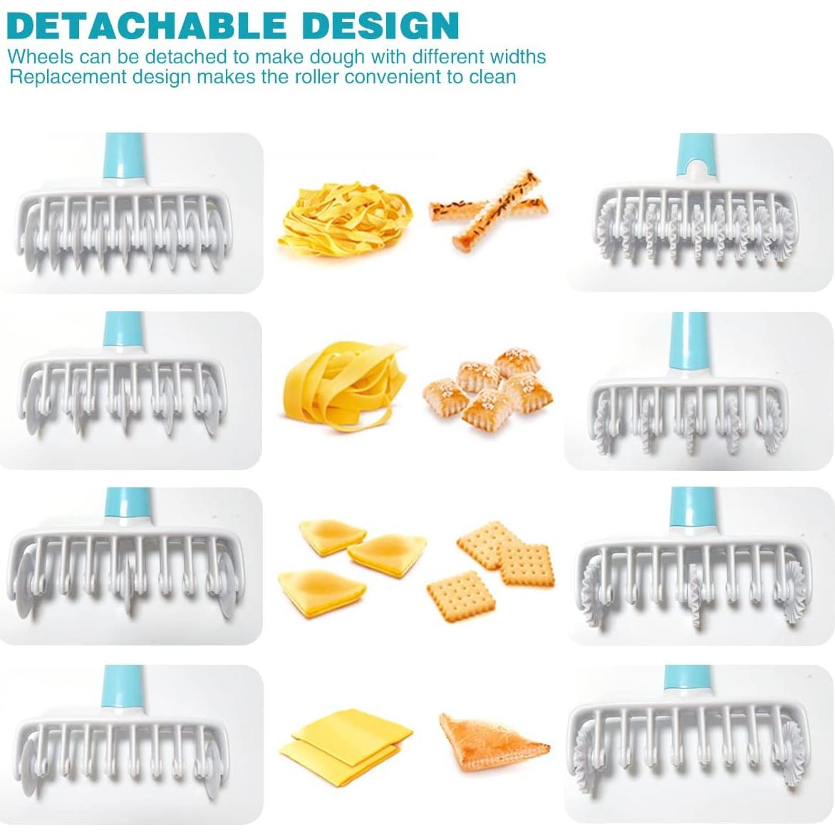 Cortador de Masa Aonagi con 4 Ruedas Intercambiables 17x14cm