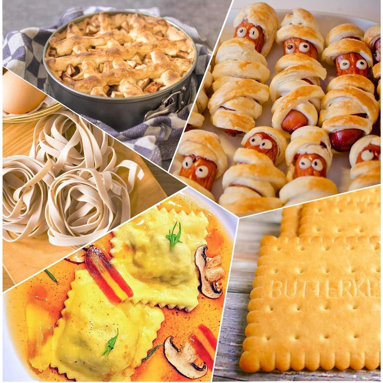 Cortador de Masa Aonagi con 4 Ruedas Intercambiables 17x14cm