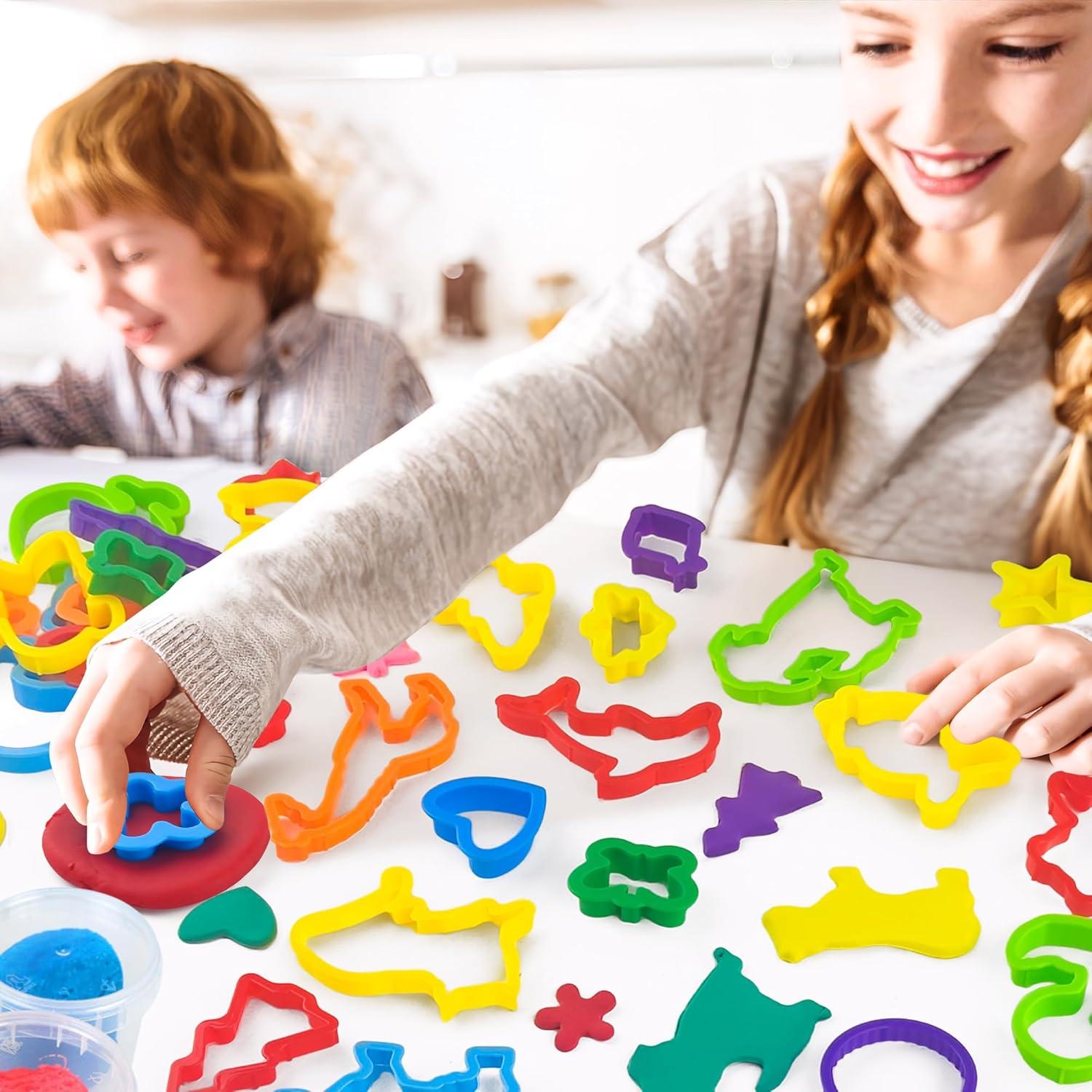 Juego de Herramientas de Plastilina Oun Nana 32 Piezas Animales