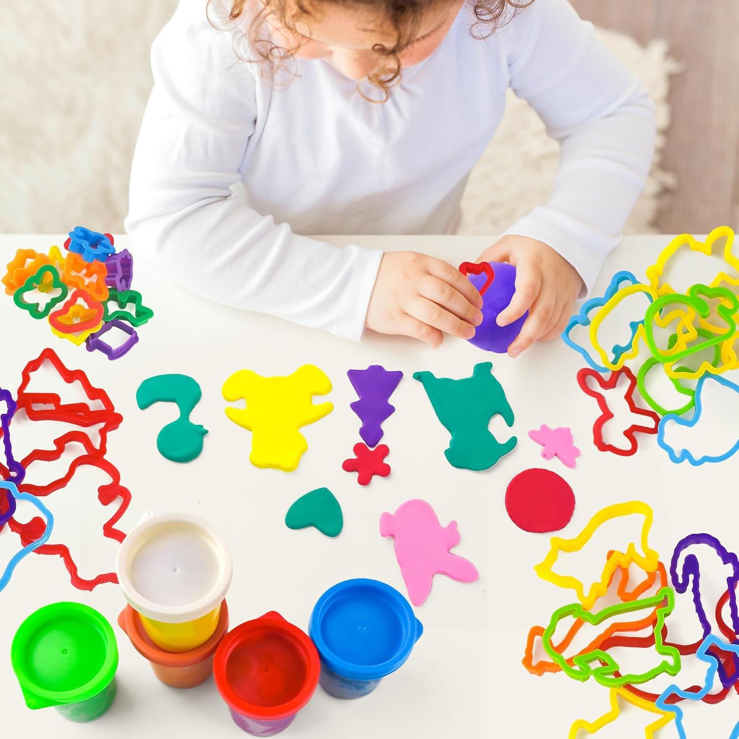 Juego de Herramientas de Plastilina Oun Nana 32 Piezas Animales