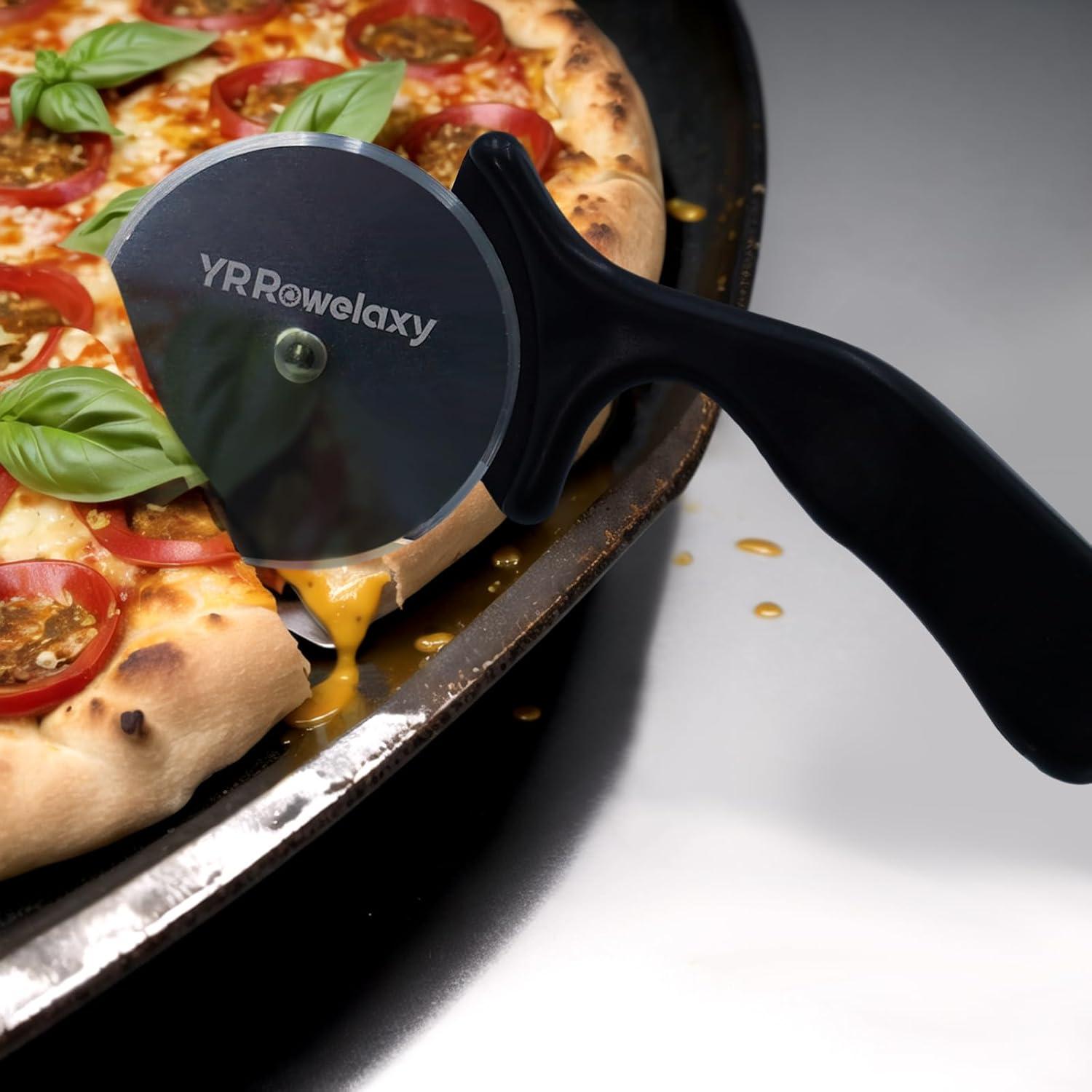 Cortadores de Pizza YR Rowelaxy - Acero Inoxidable, 2 Pzs