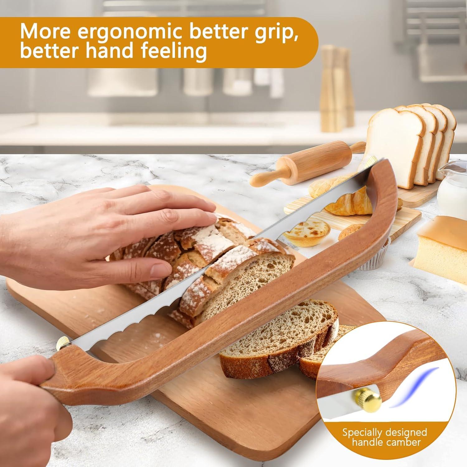 Cuchillo de Pan ZICRMIYA 39.88 cm Acero Inoxidable Serrado