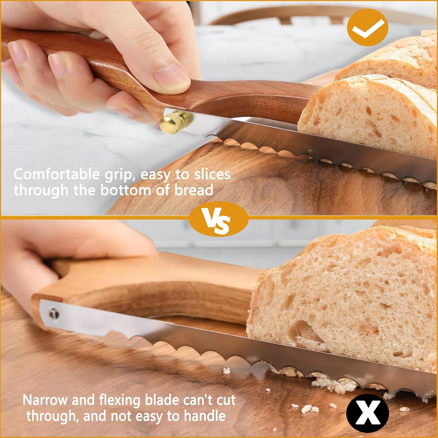 Cuchillo de Pan ZICRMIYA 39.88 cm Acero Inoxidable Serrado