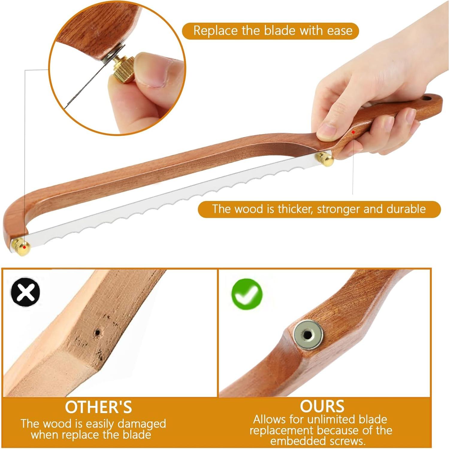 Cuchillo de Pan ZICRMIYA 39.88 cm Acero Inoxidable Serrado