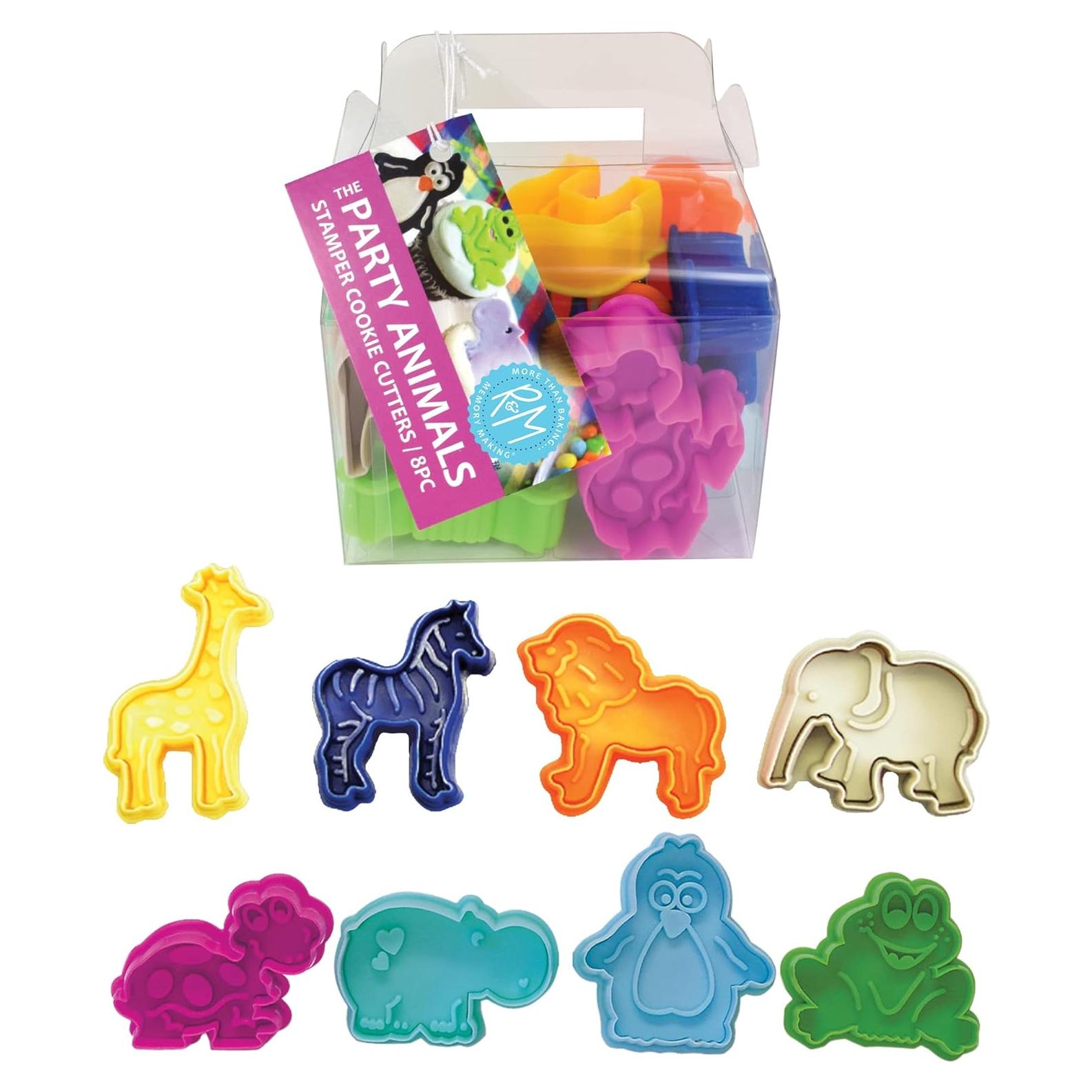 Sellos de Galletas R&M Animales 8 Piezas 5,08 cm