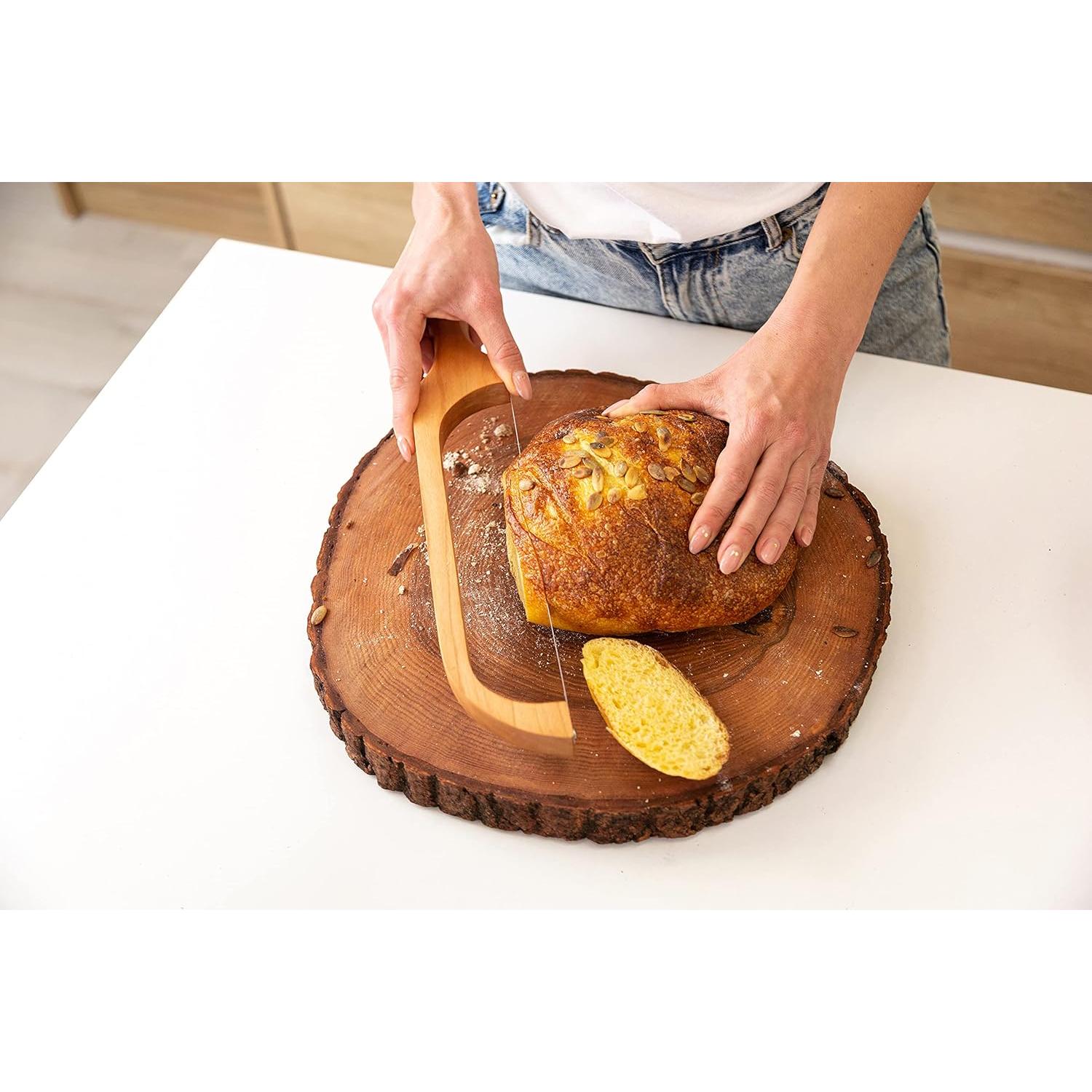 Cuchillo de Pan TYOARO de Madera Cereza 41 cm Serrado