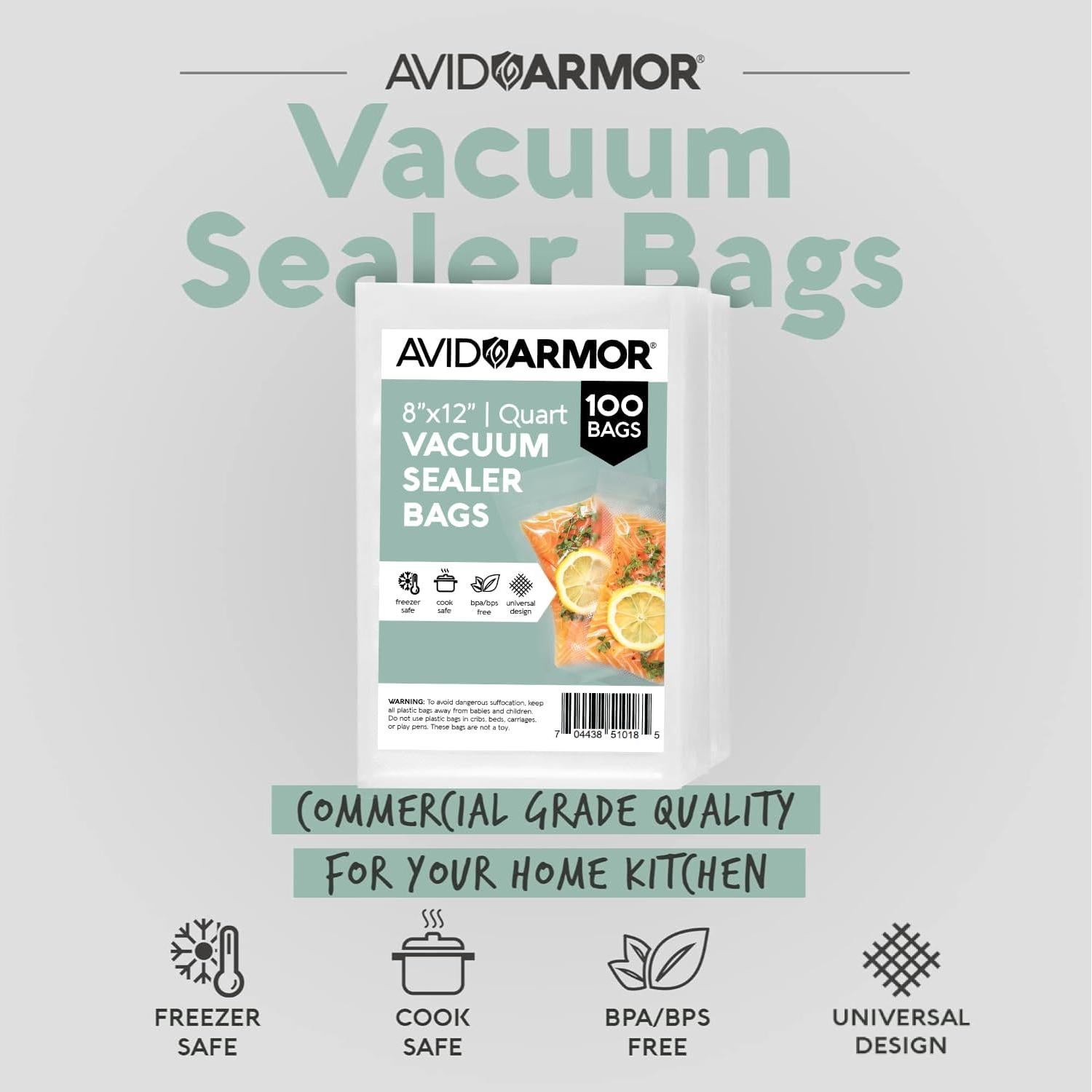 Bolsas de Sellado al Vacío Avid Armor 20x30 cm 100 Paquete