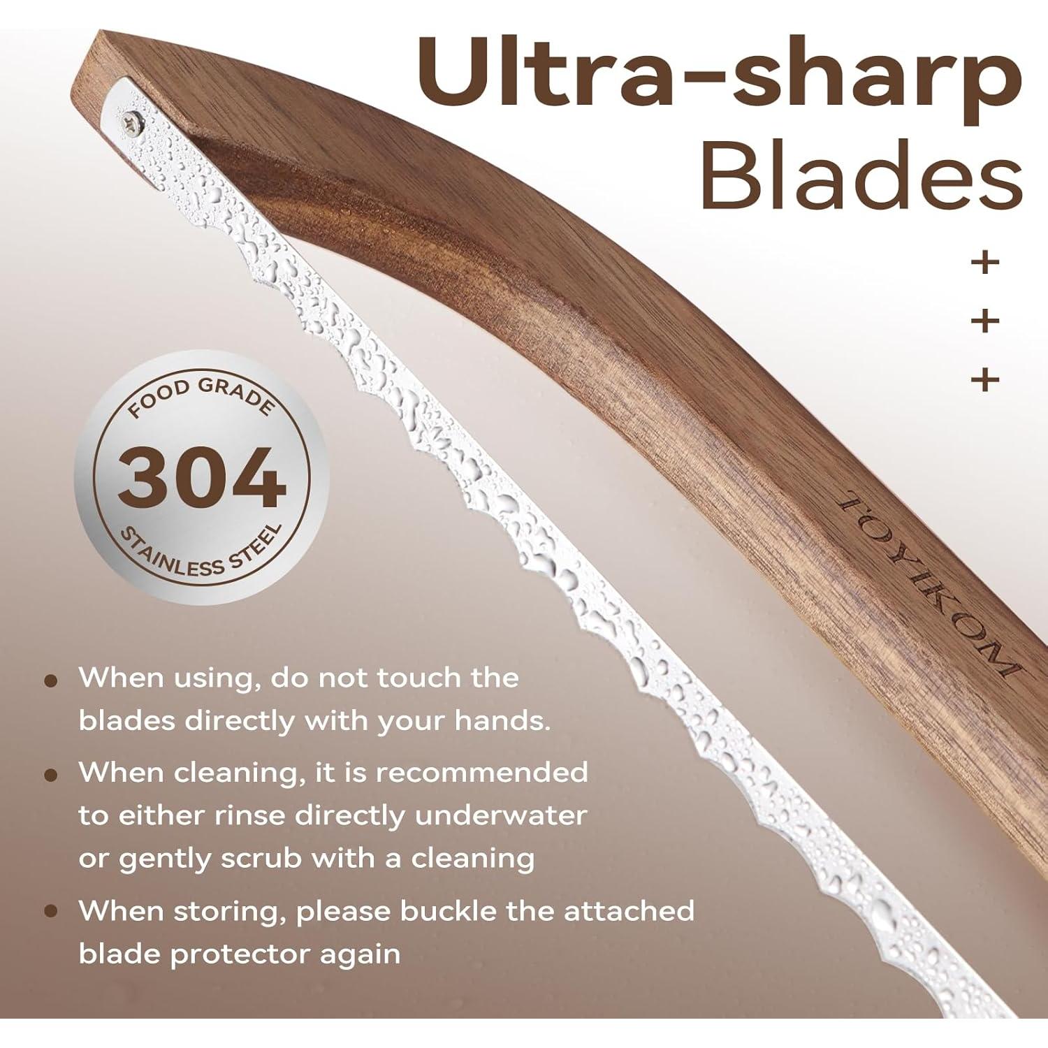 Cuchillo de Pan Serrado TOYIKOM 39.6 cm Acero Inoxidable