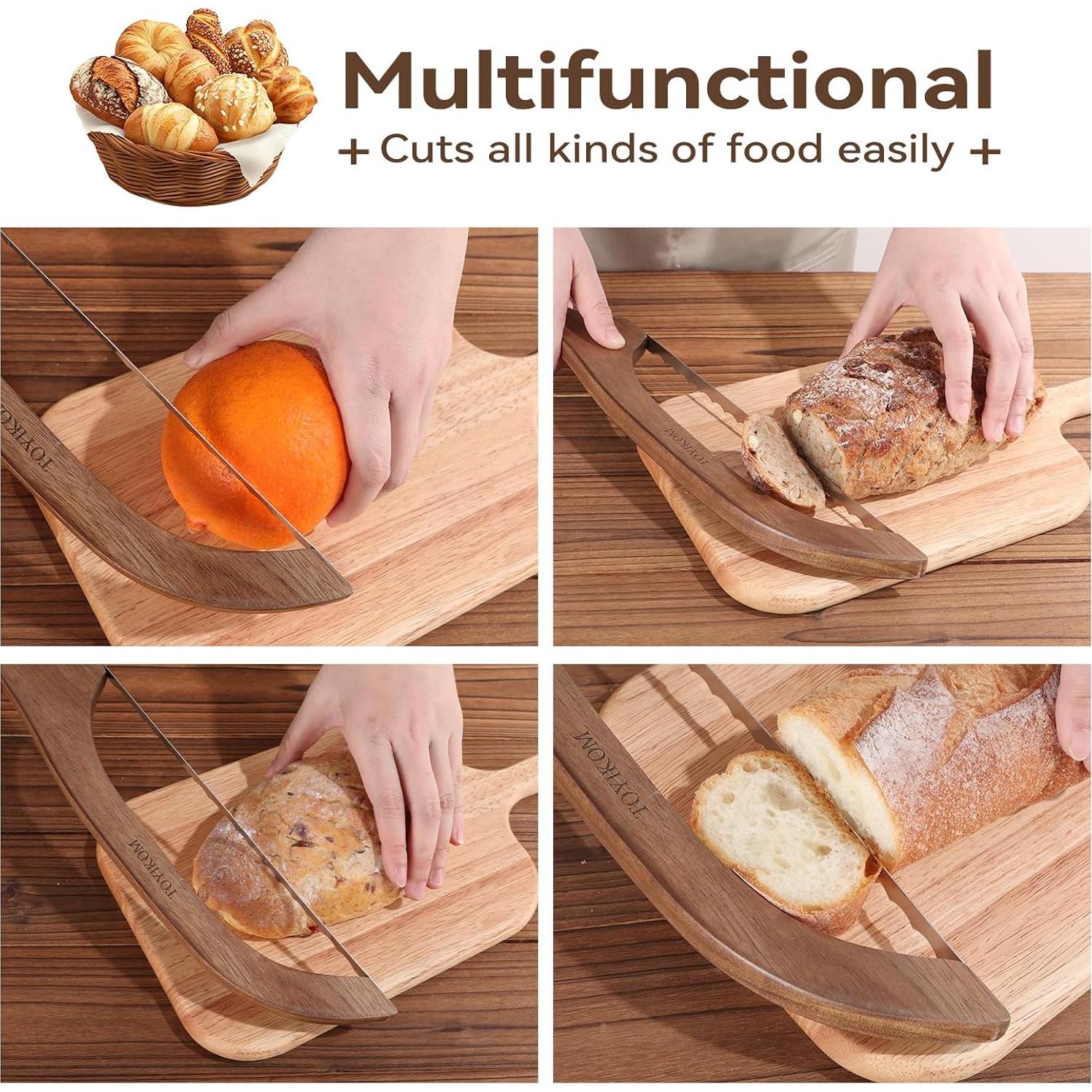 Cuchillo de Pan Serrado TOYIKOM 39.6 cm Acero Inoxidable