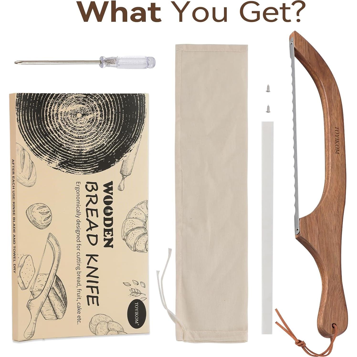 Cuchillo de Pan Serrado TOYIKOM 39.6 cm Acero Inoxidable