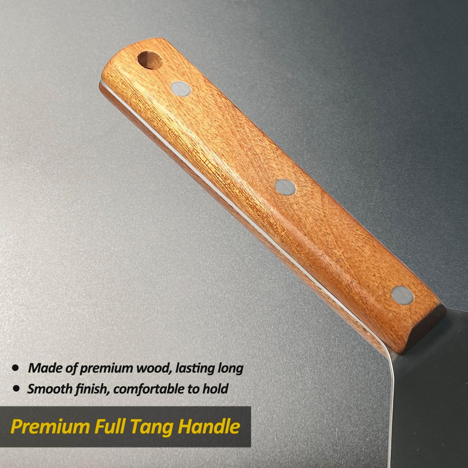 Juego de Espátulas de Acero Inoxidable Vovoly 3 Piezas