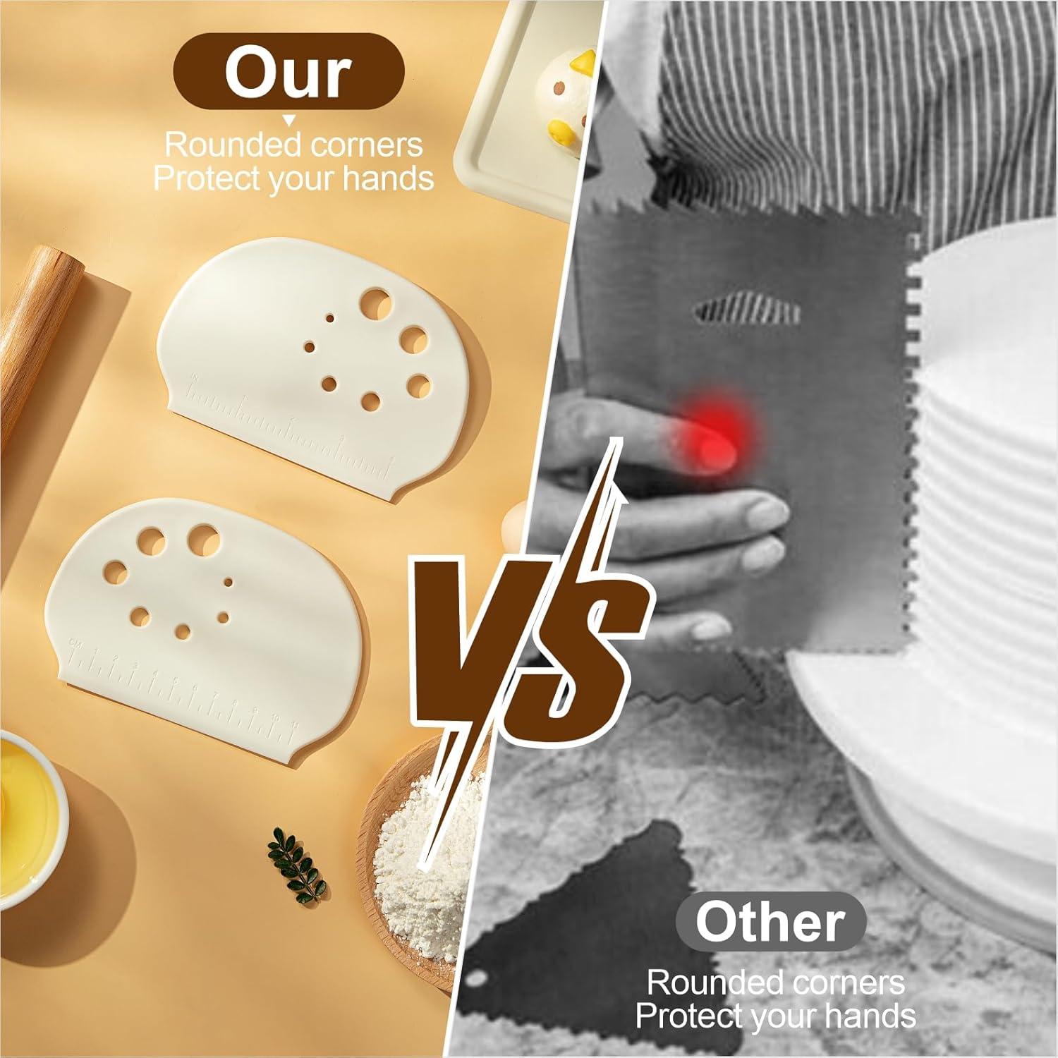 Cortador de Masa AILUROPODA 2 Piezas con Escala Doble