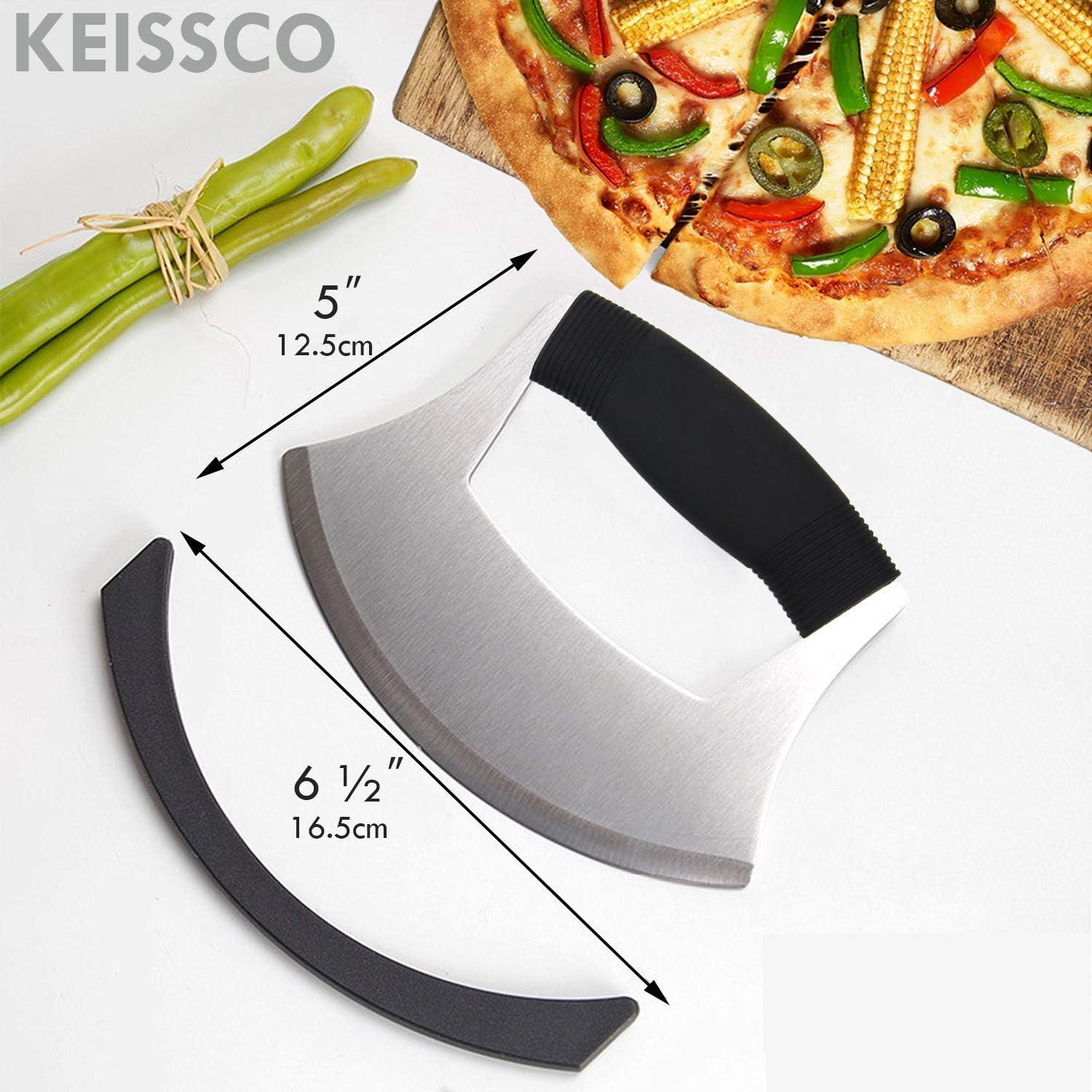 Cortador de Pizza Ulu KEISSCO Acero Inoxidable 16.5 cm