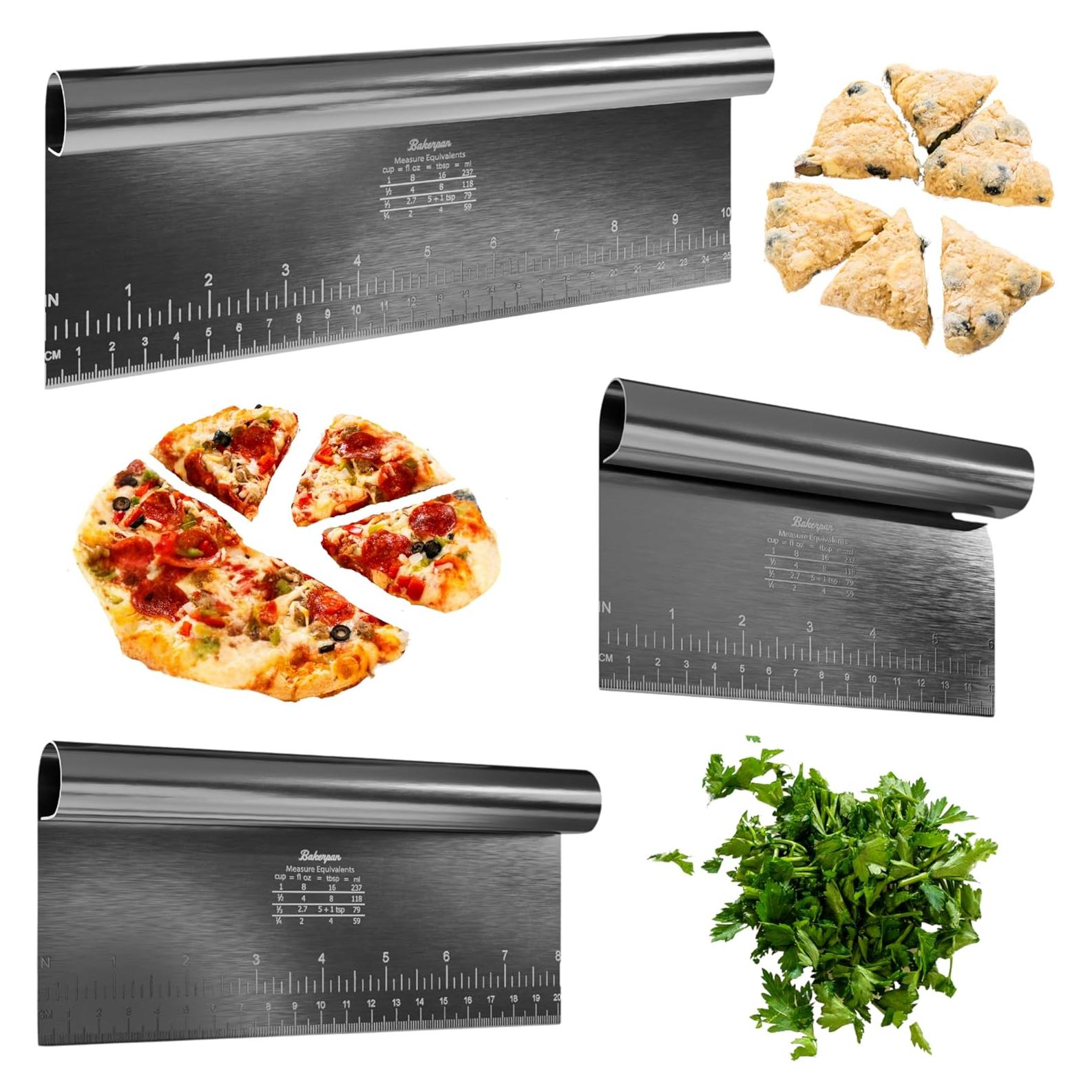 Cortador de Masa Bakerpan Acero Inoxidable Juego 3 Piezas