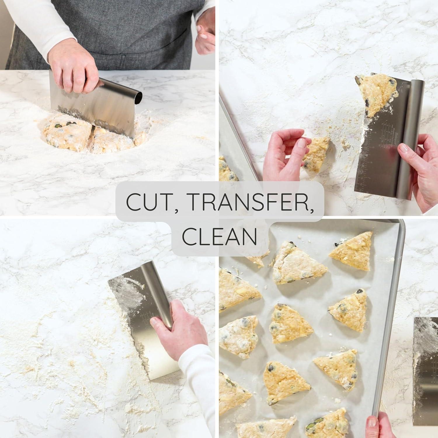 Cortador de Masa Bakerpan Acero Inoxidable Juego 3 Piezas