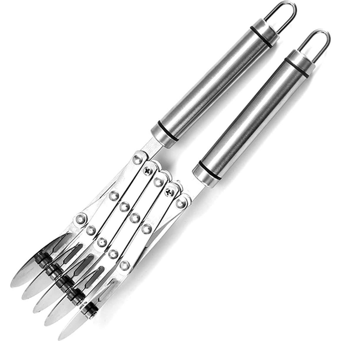 Cortador de Pastelería Ruiqas 5 Ruedas Ajustable Acero Inoxidable