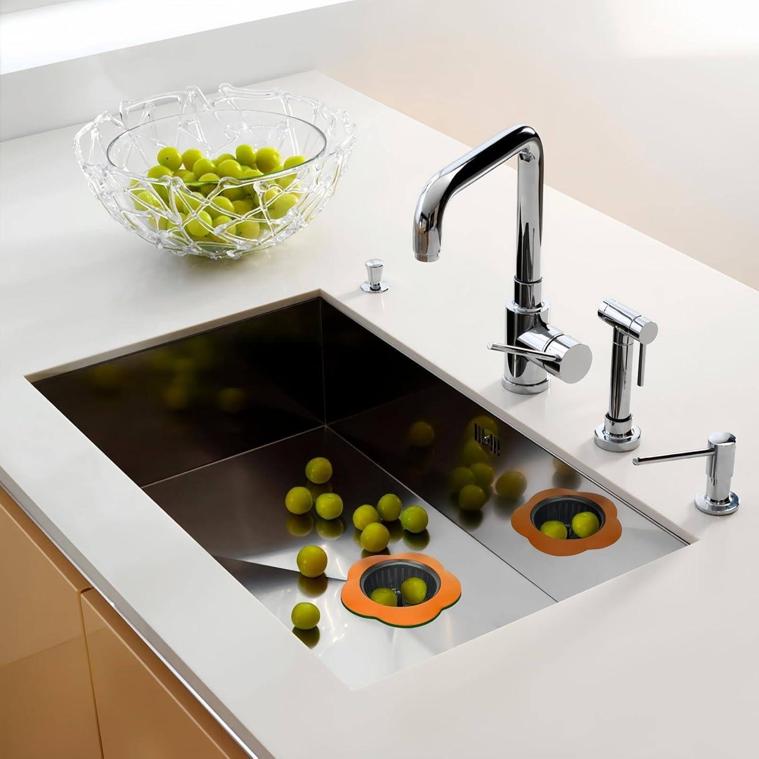 Colador de Fregadero de Cocina JIANYI 4PCS Silicona Multicolor