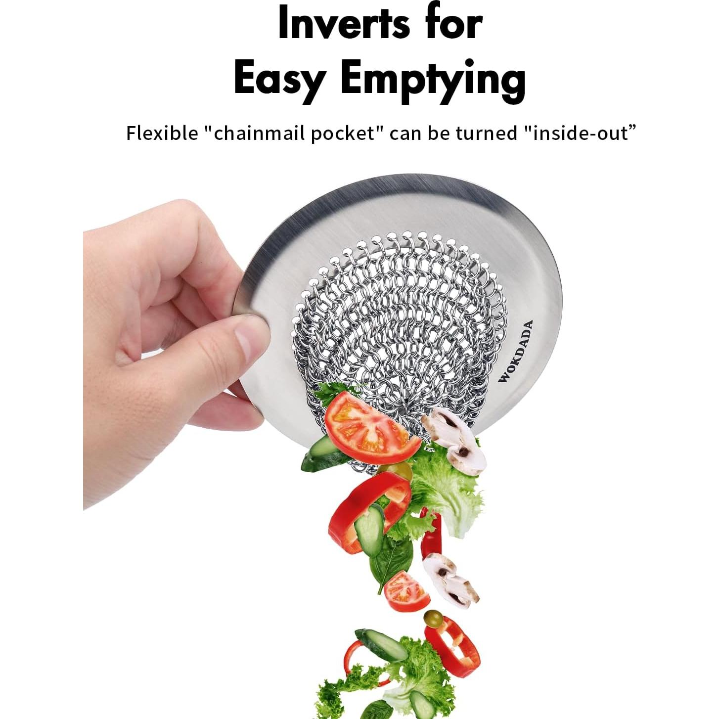 Colador de Fregadero Wokdada de Acero Inoxidable 11.2 cm