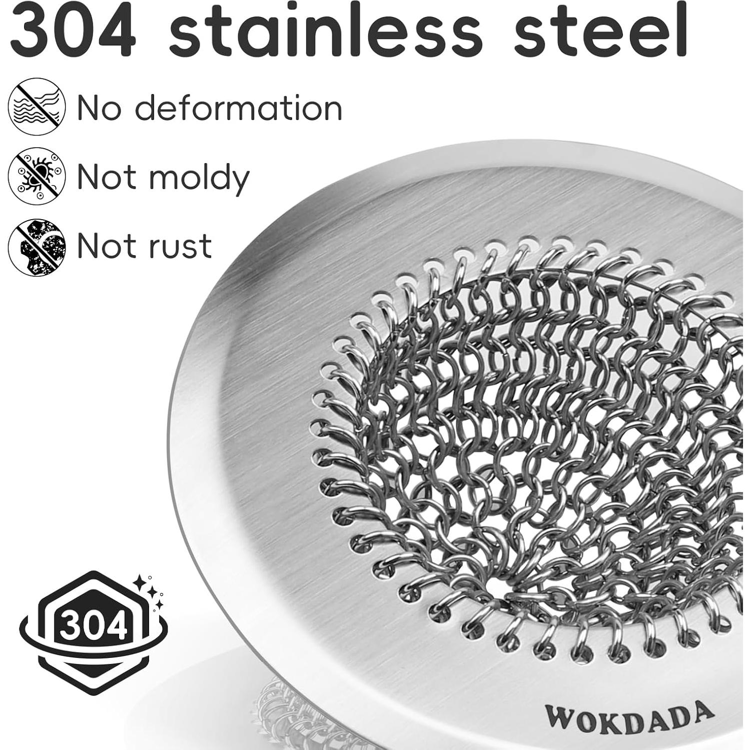 Colador de Fregadero Wokdada de Acero Inoxidable 11.2 cm