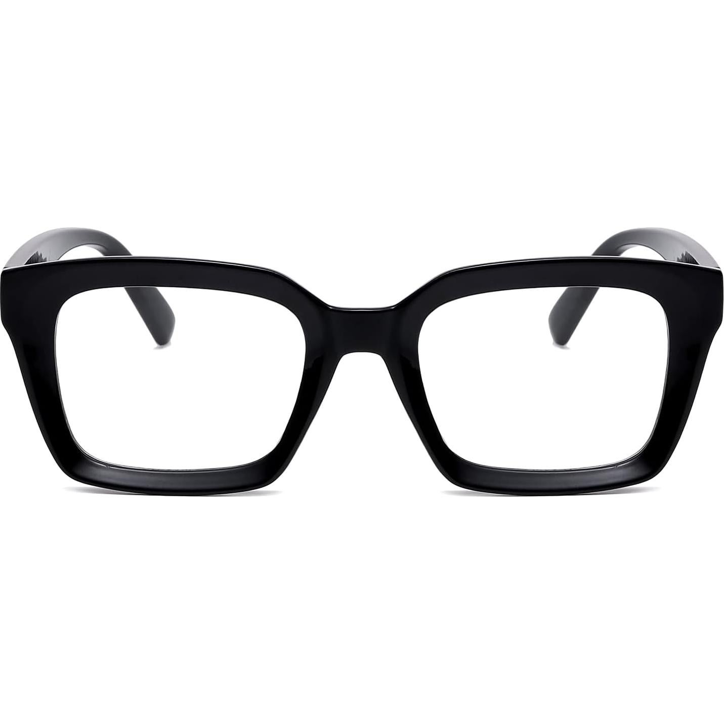 Gafas Cuadradas Clásicas EYLRIM con Lentes Transparentes
