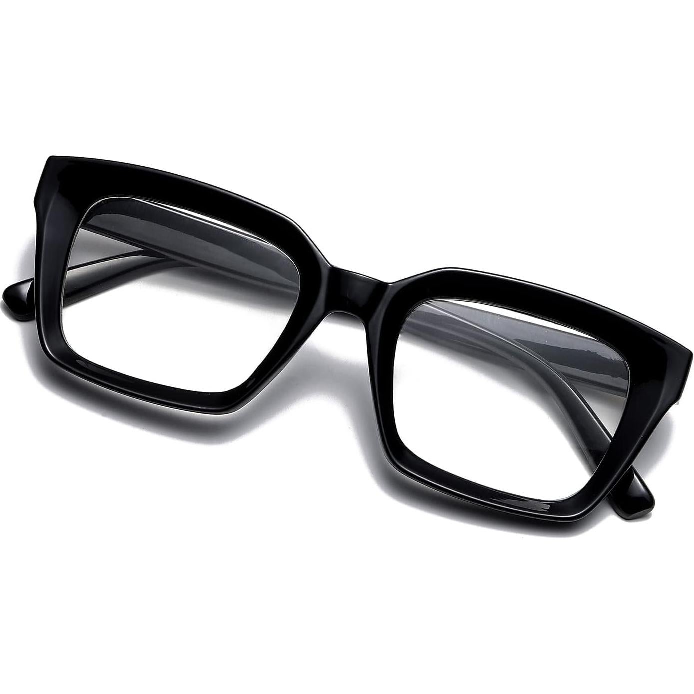 Gafas Cuadradas Clásicas EYLRIM con Lentes Transparentes