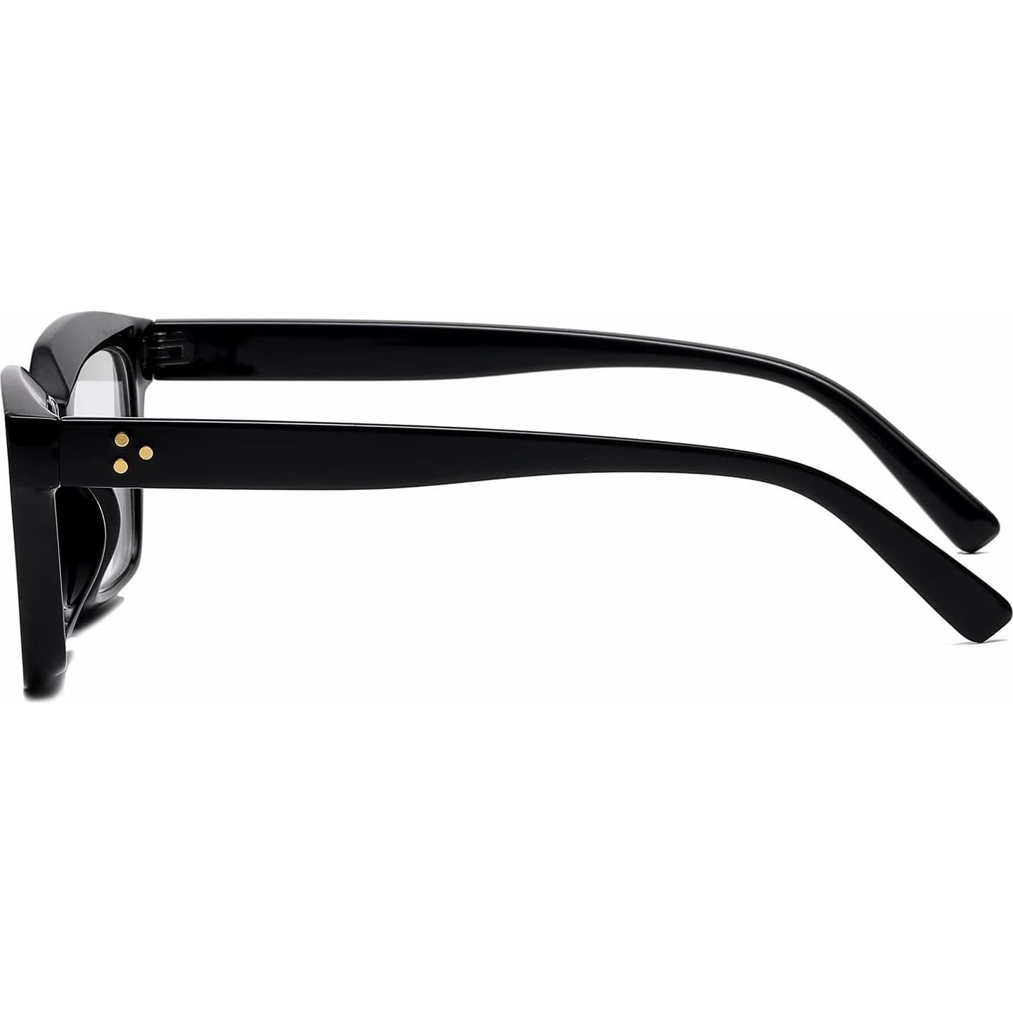 Gafas Cuadradas Clásicas EYLRIM con Lentes Transparentes