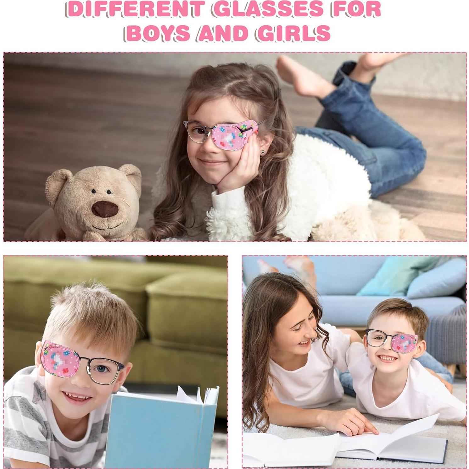 Parche para Ojos Lusofie 8 Pcs Coloridos para Niños