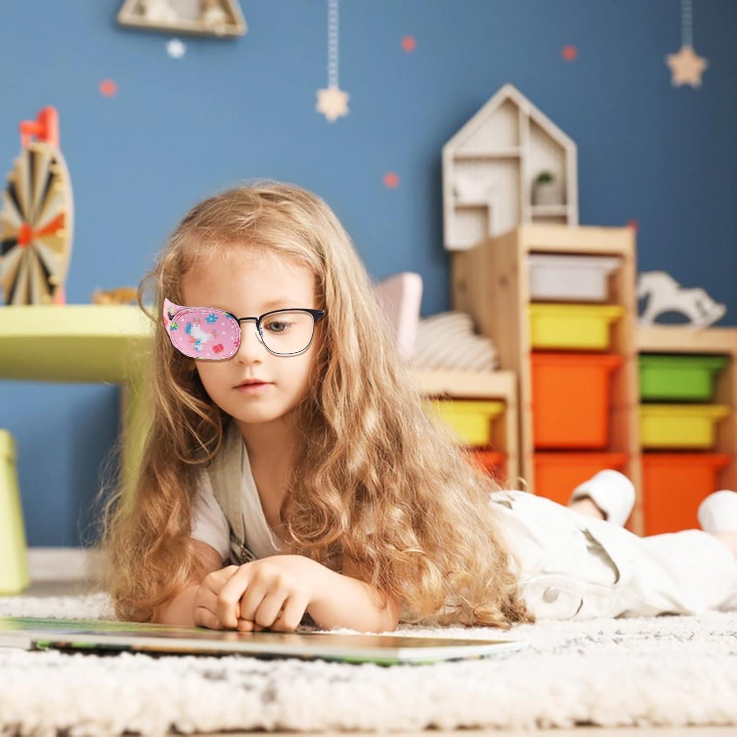 Parche para Ojos Lusofie 8 Pcs Coloridos para Niños