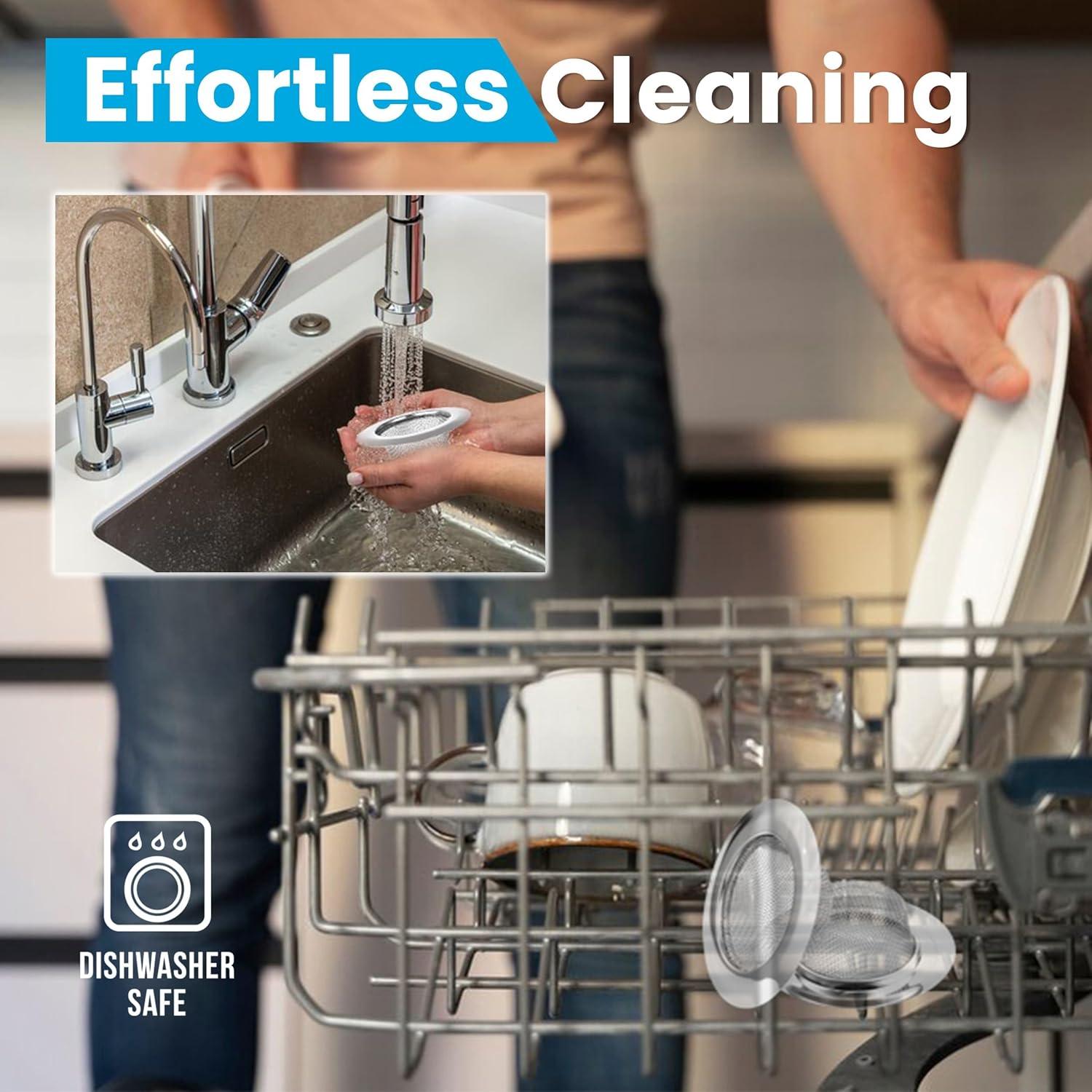 Colador de Acero Inoxidable Lunyi 11.4 cm Anti-obstrucción - 2 PCS