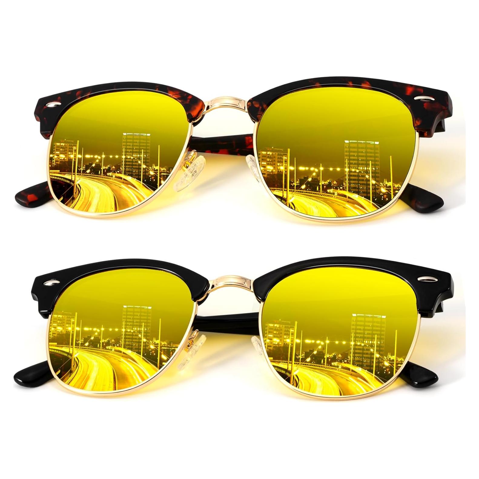 Gafas de Sol KALIYADI Polarizadas Unisex 2 Paquetes