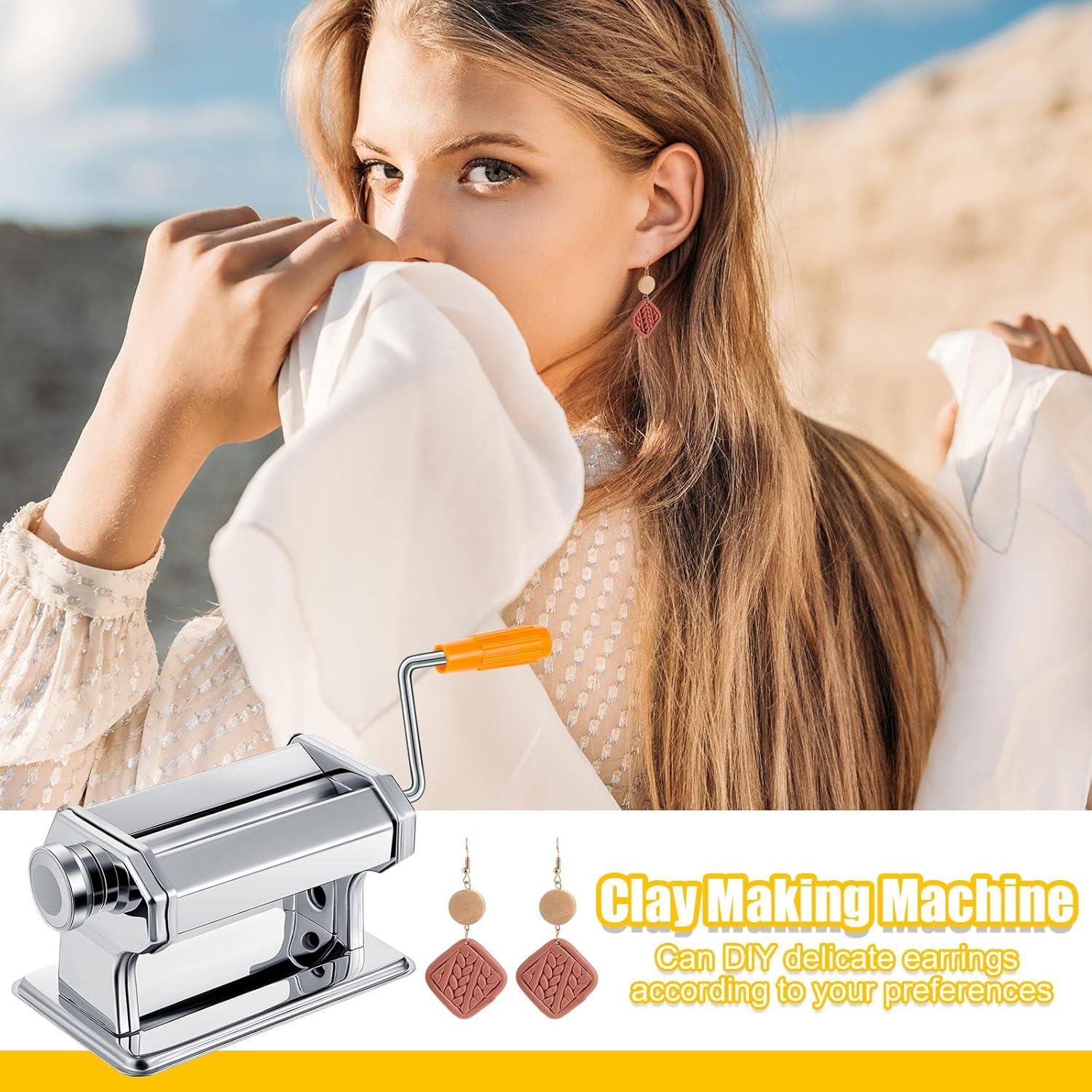 Máquina de rodillo de arcilla Amylove 20.5x13 cm 6 grosores