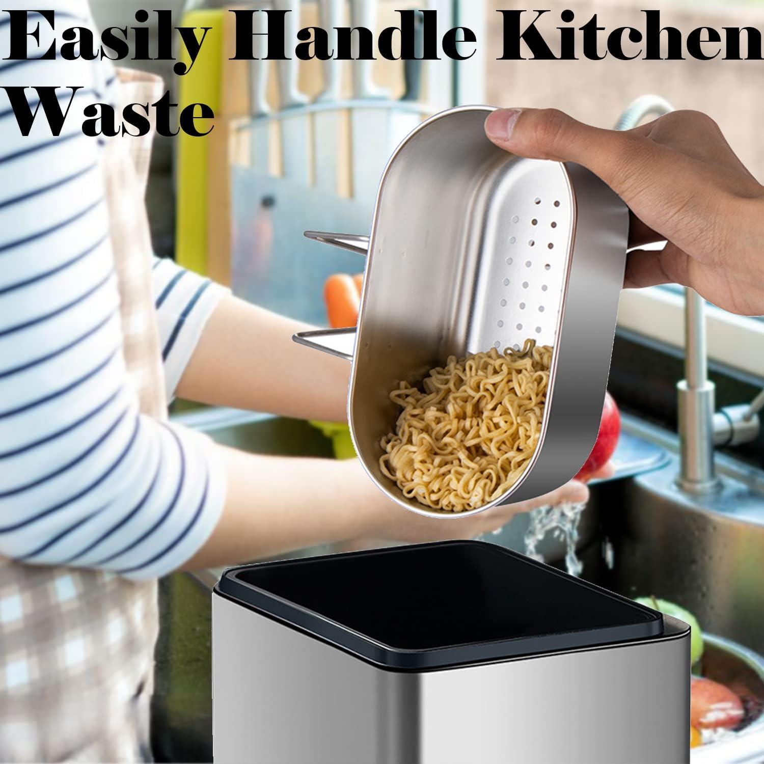 Canasta de Drenaje de Fregadero Dupiulk Acero Inoxidable 17.8x10.2 cm