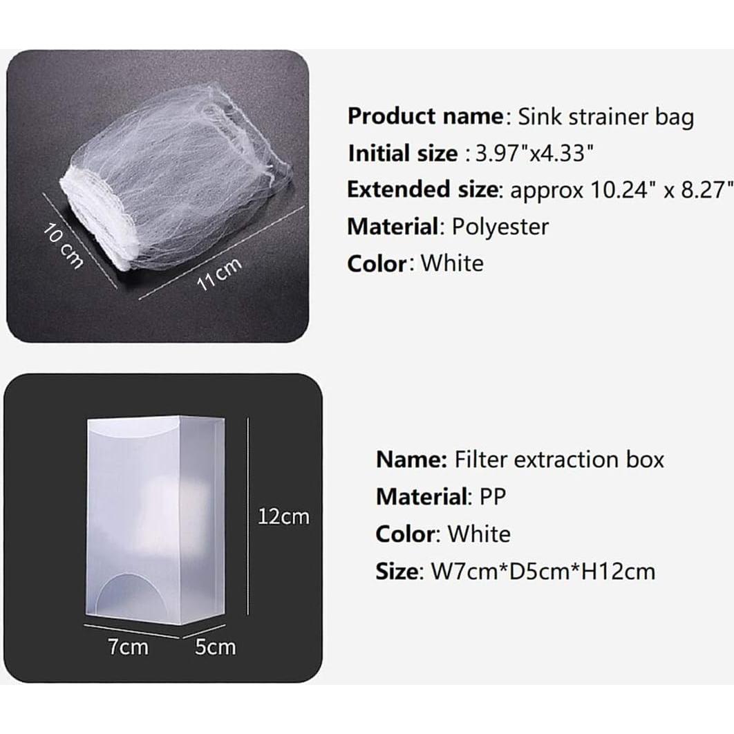 Colador Desechable CNSZNAT 200 Pcs Malla Fregadero Cocina