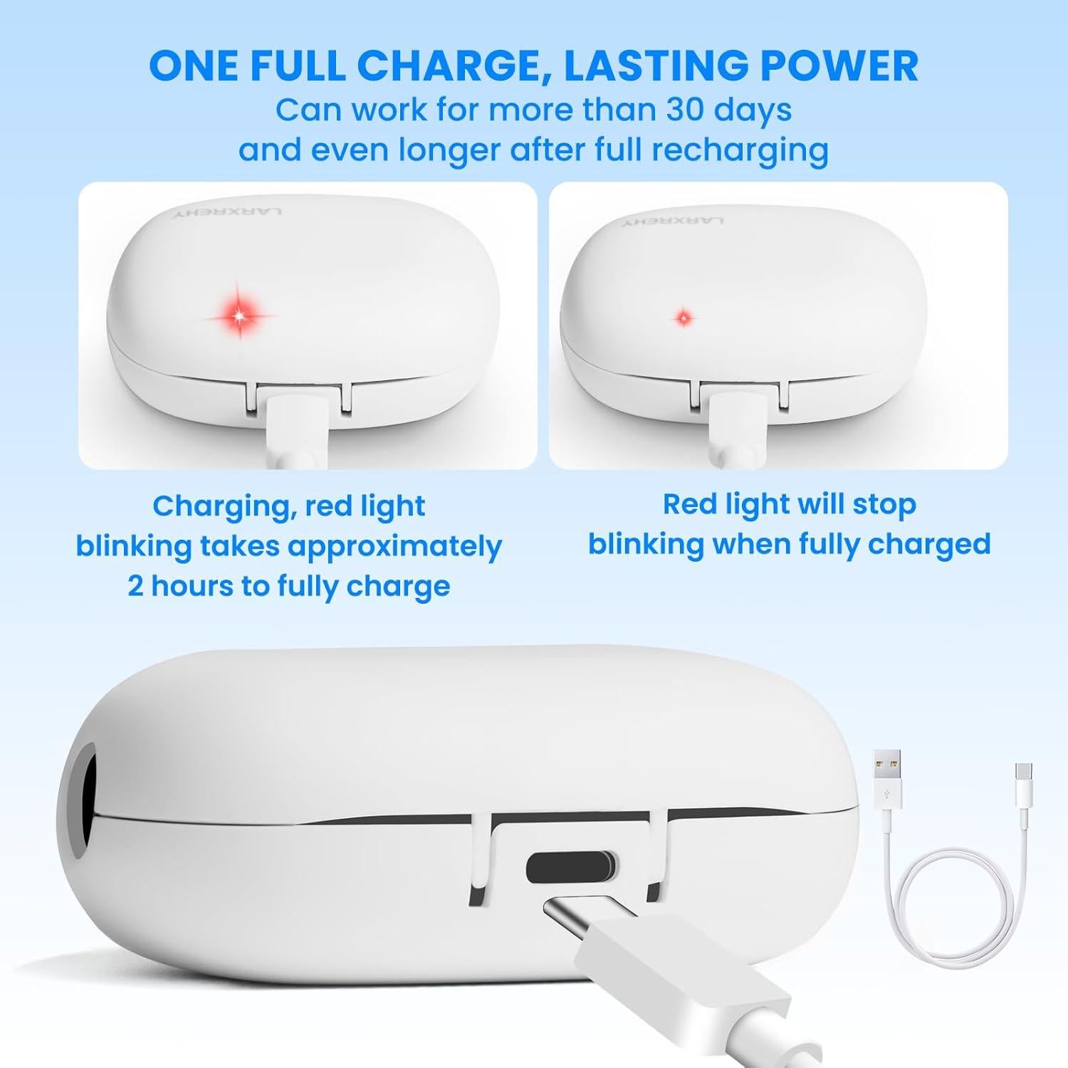 Estuche Limpiador de Cepillos de Dientes LARXREHY Blanco